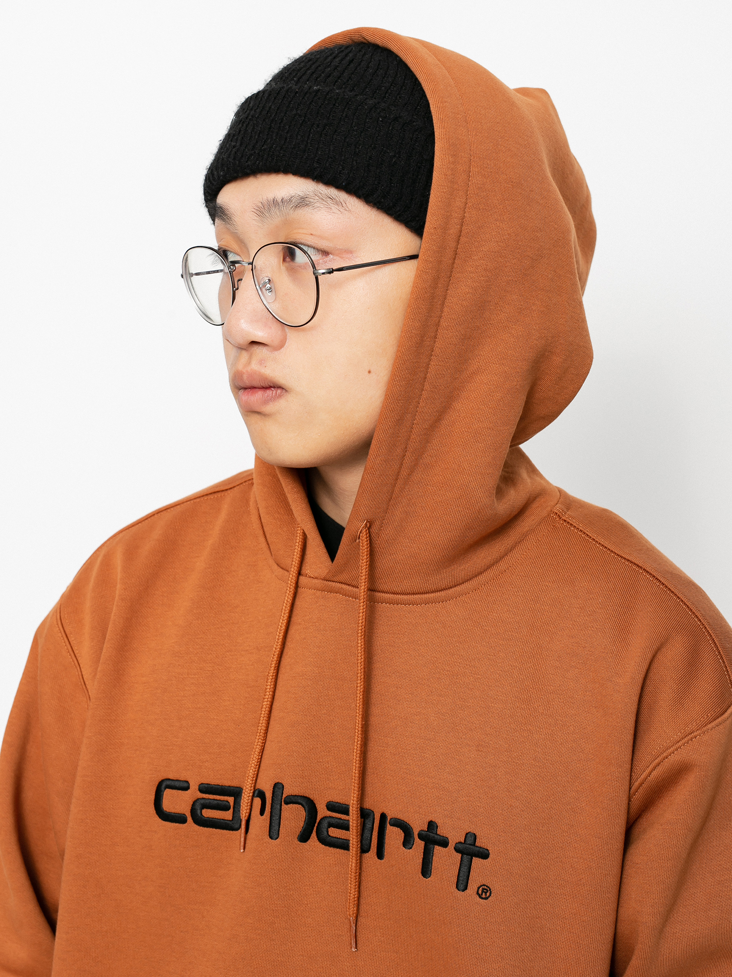 Bluza z kapturem Carhartt WIP Sweat HD (rum/black)