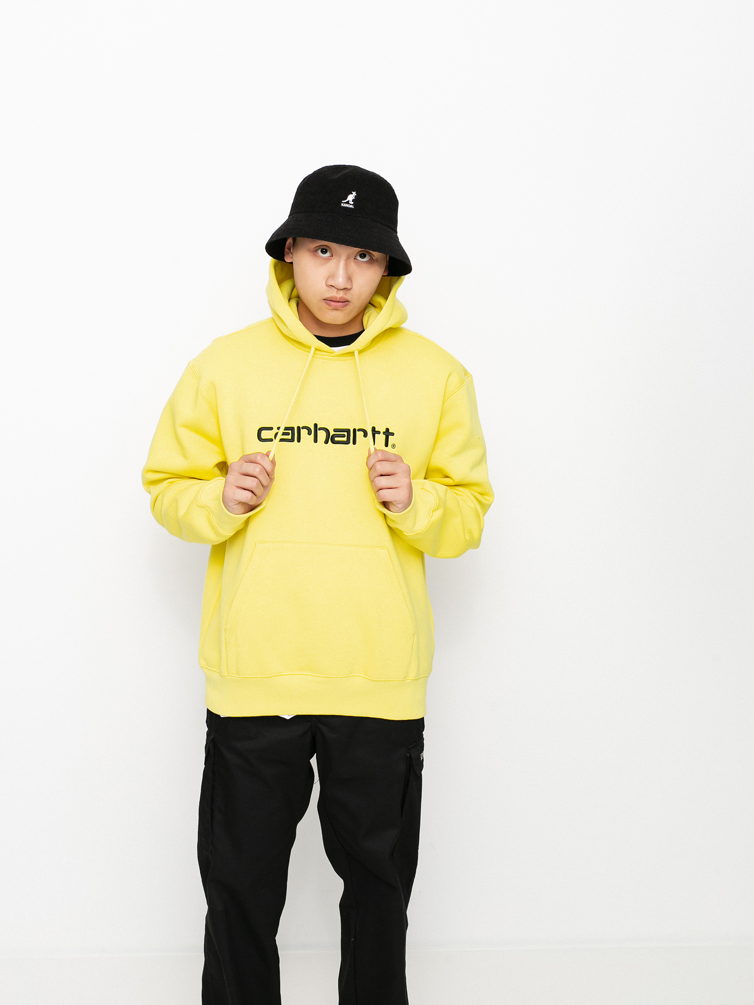 Bluza z kapturem Carhartt WIP Sweat HD (limoncello/black)