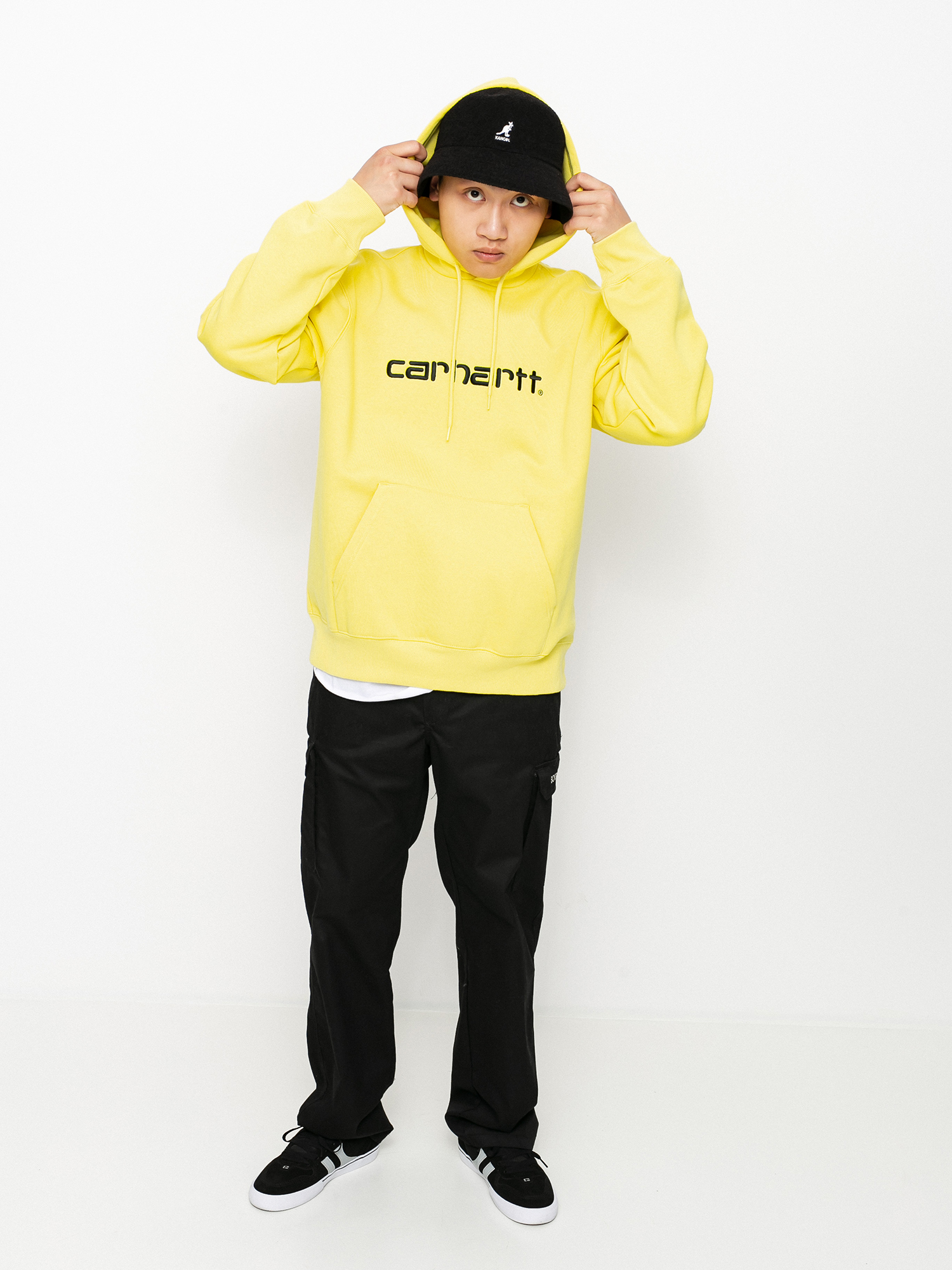 Bluza z kapturem Carhartt WIP Sweat HD (limoncello/black)