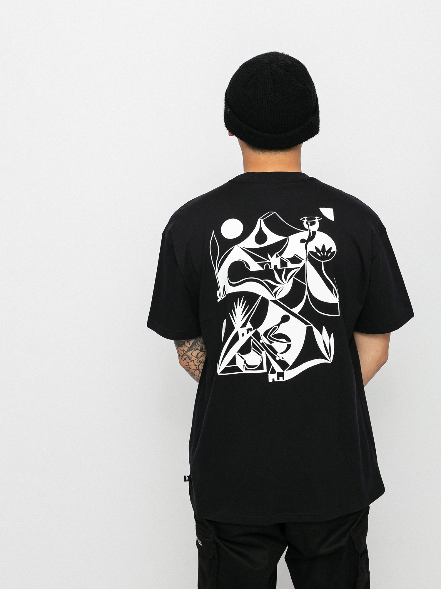 T-shirt Nike SB Artist 2 (black/white)