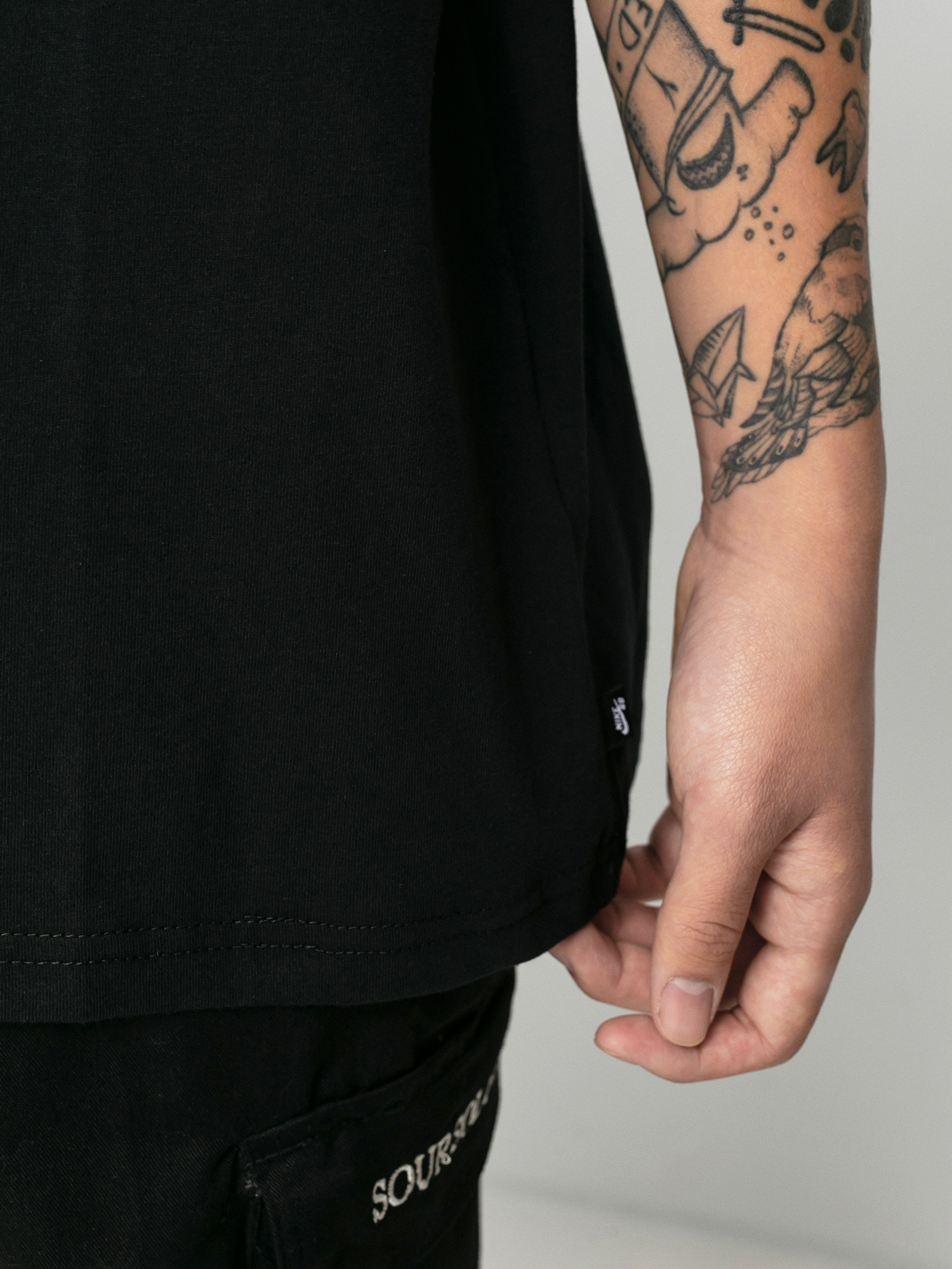 T-shirt Nike SB Logo (black/white)