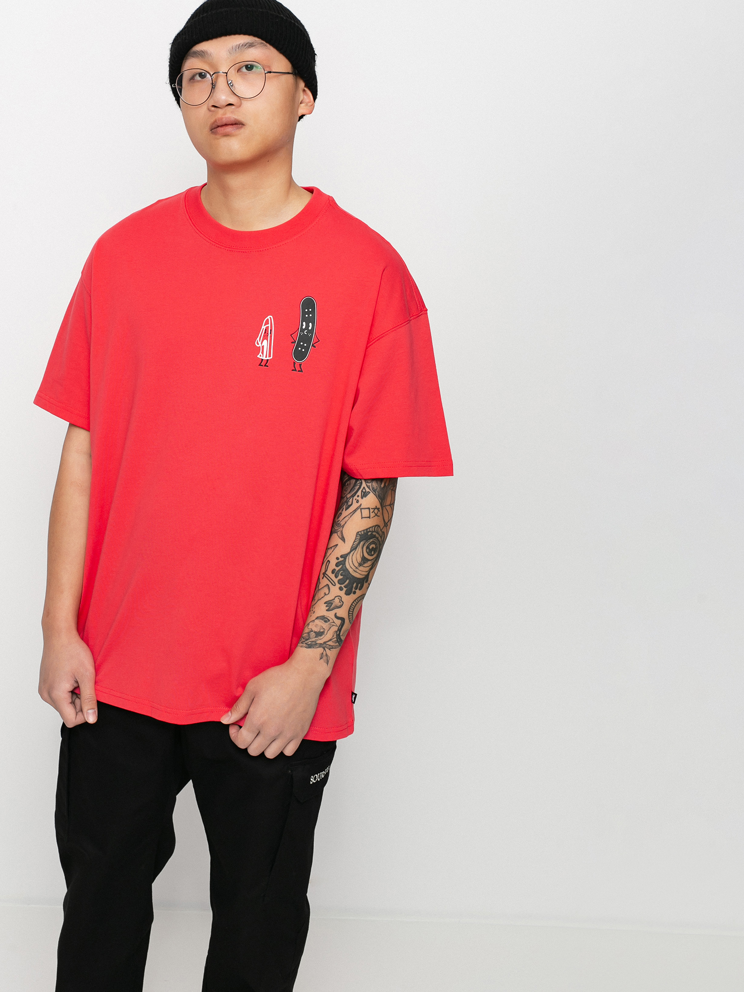 T-shirt Nike SB Friends (lt fusion red)