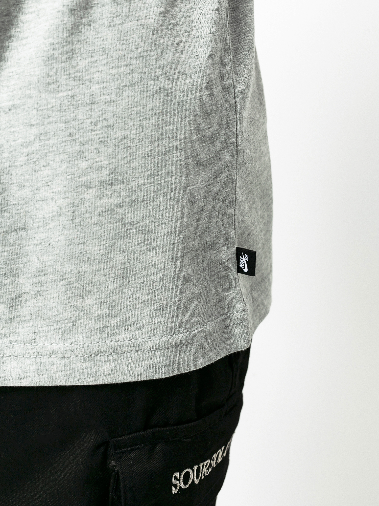 T-shirt Nike SB Collegiate (dk grey heather/black)