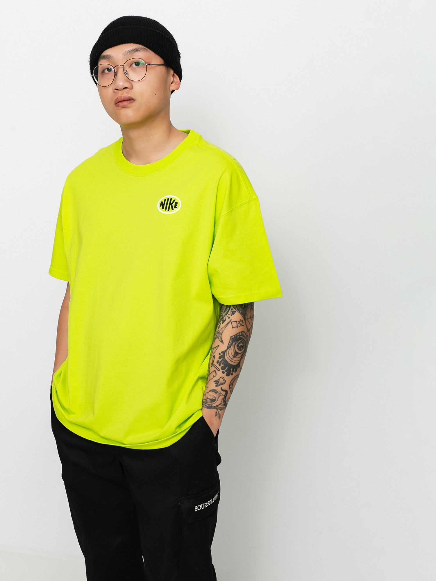 T-shirt Nike SB Left Chest SB (cyber)