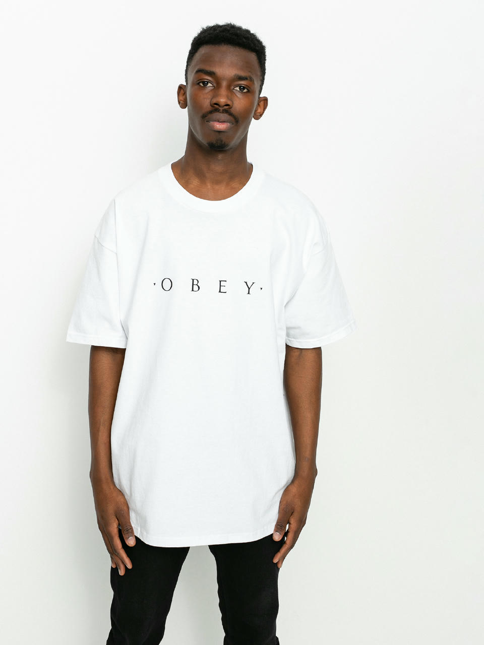 T-shirt OBEY Novel Obey (white)