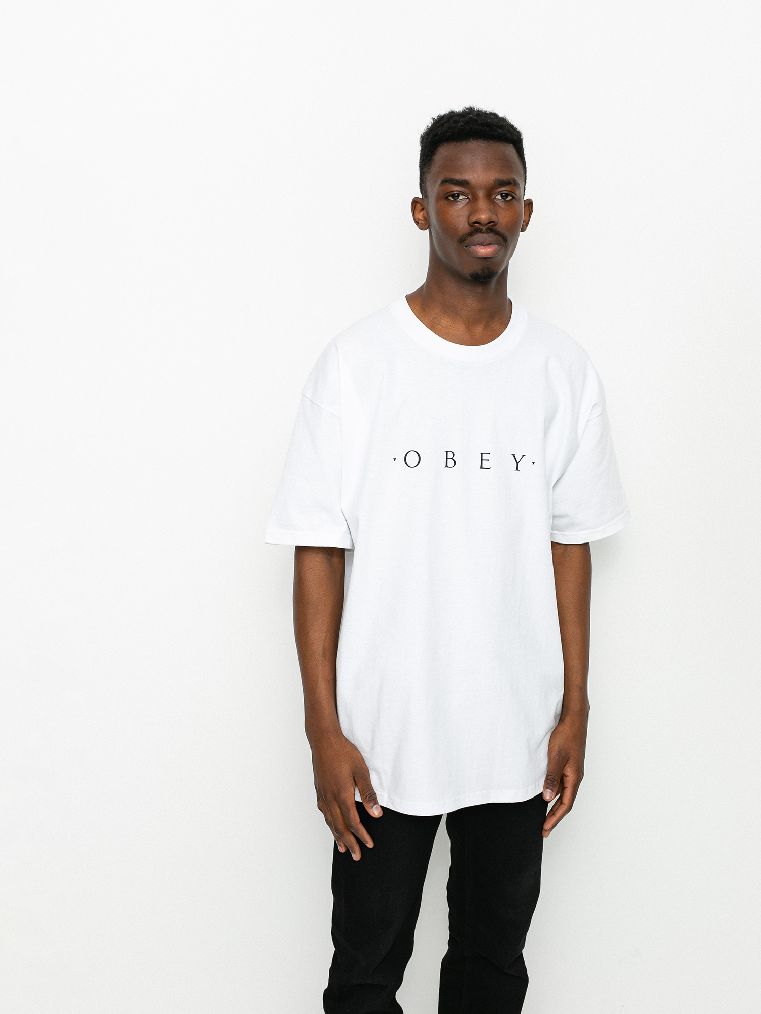 T-shirt OBEY Novel Obey (white)