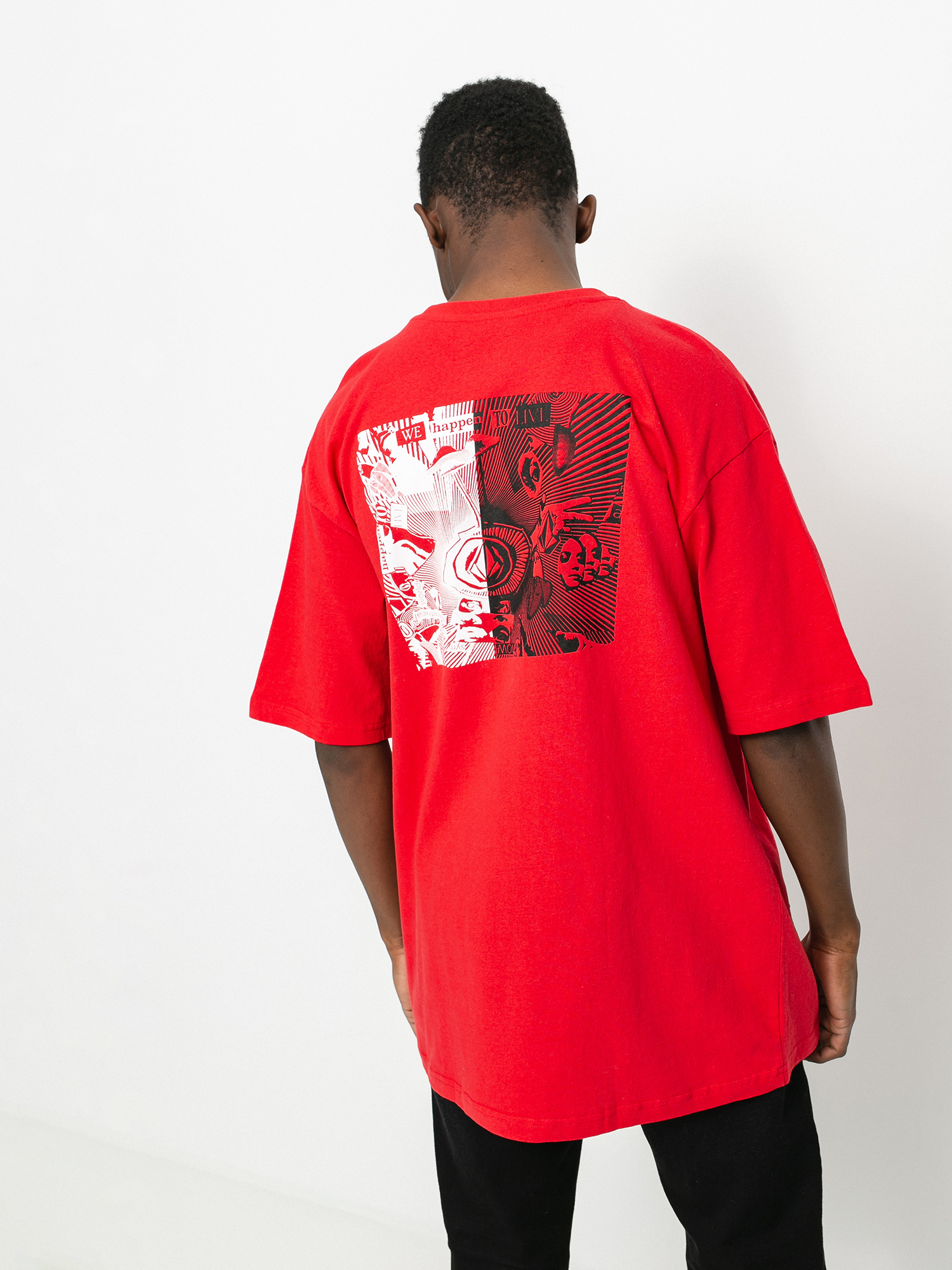 T-shirt Volcom Clatter (carmine red)