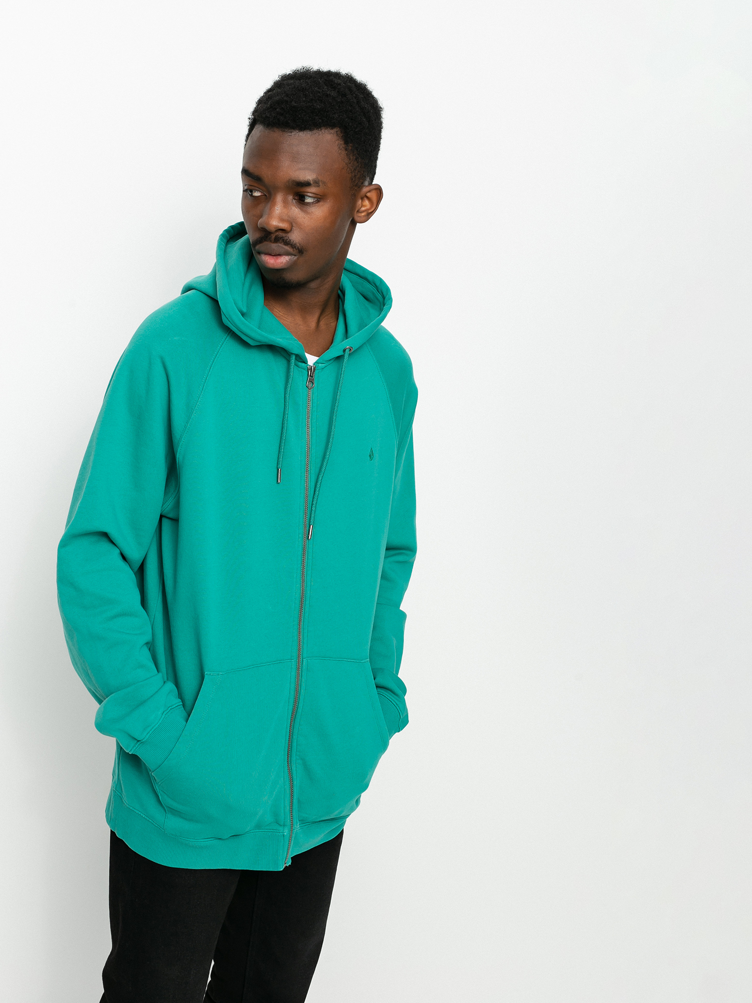 Bluza z kapturem Volcom Freeleven ZHD (synergy green)