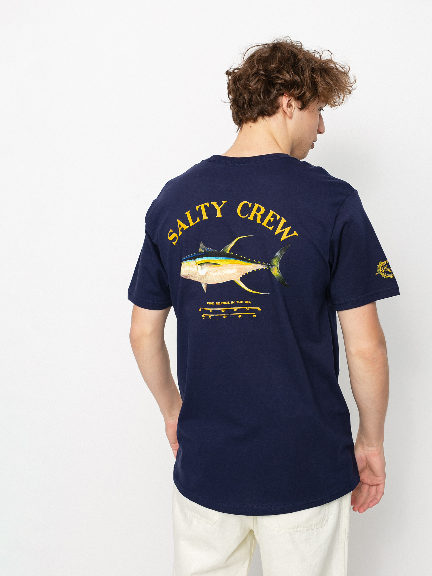 T-shirt Salty Crew Ahi Mount (navy)
