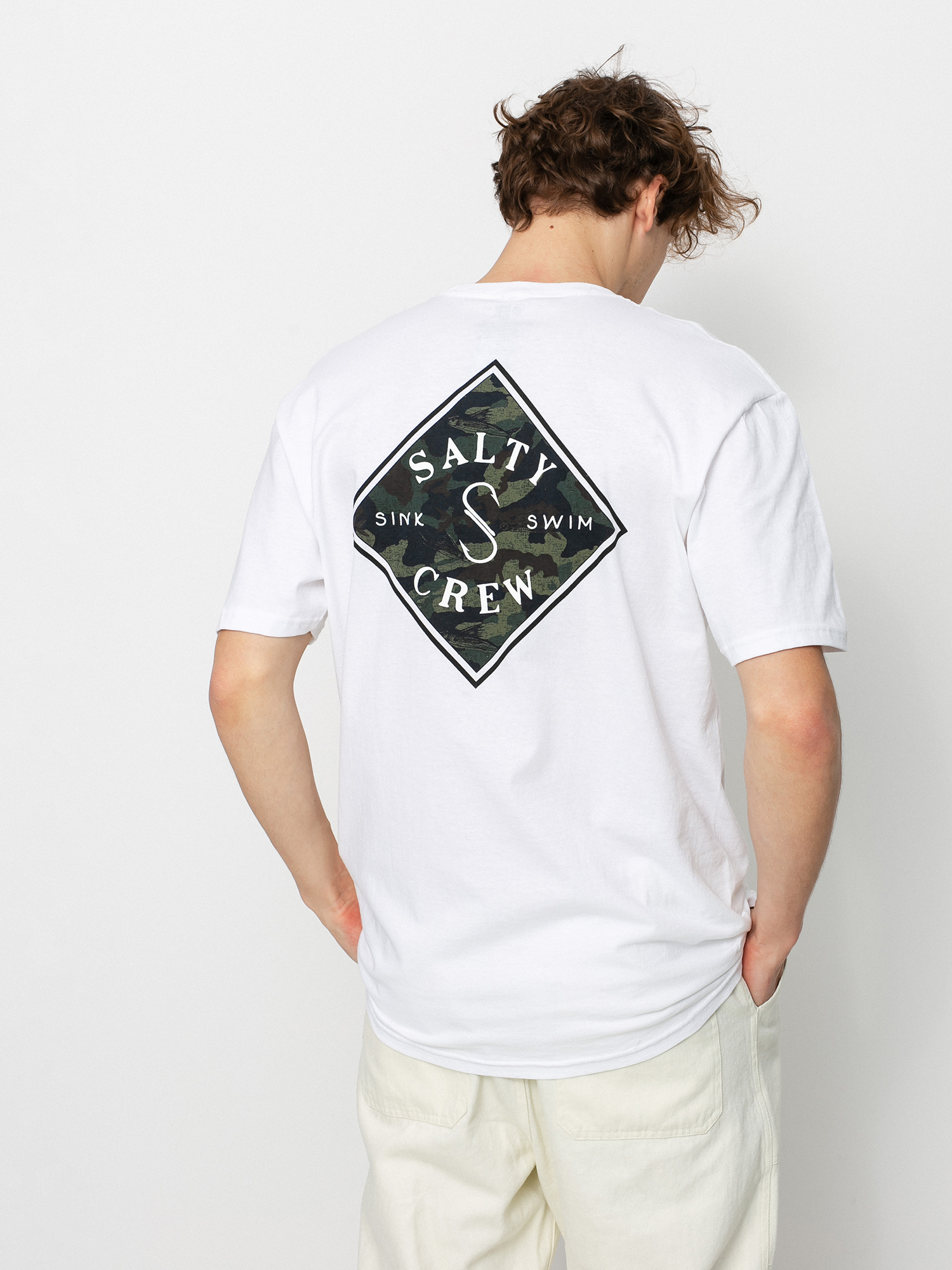 T-shirt Salty Crew Tippet Decoy Standard (white)