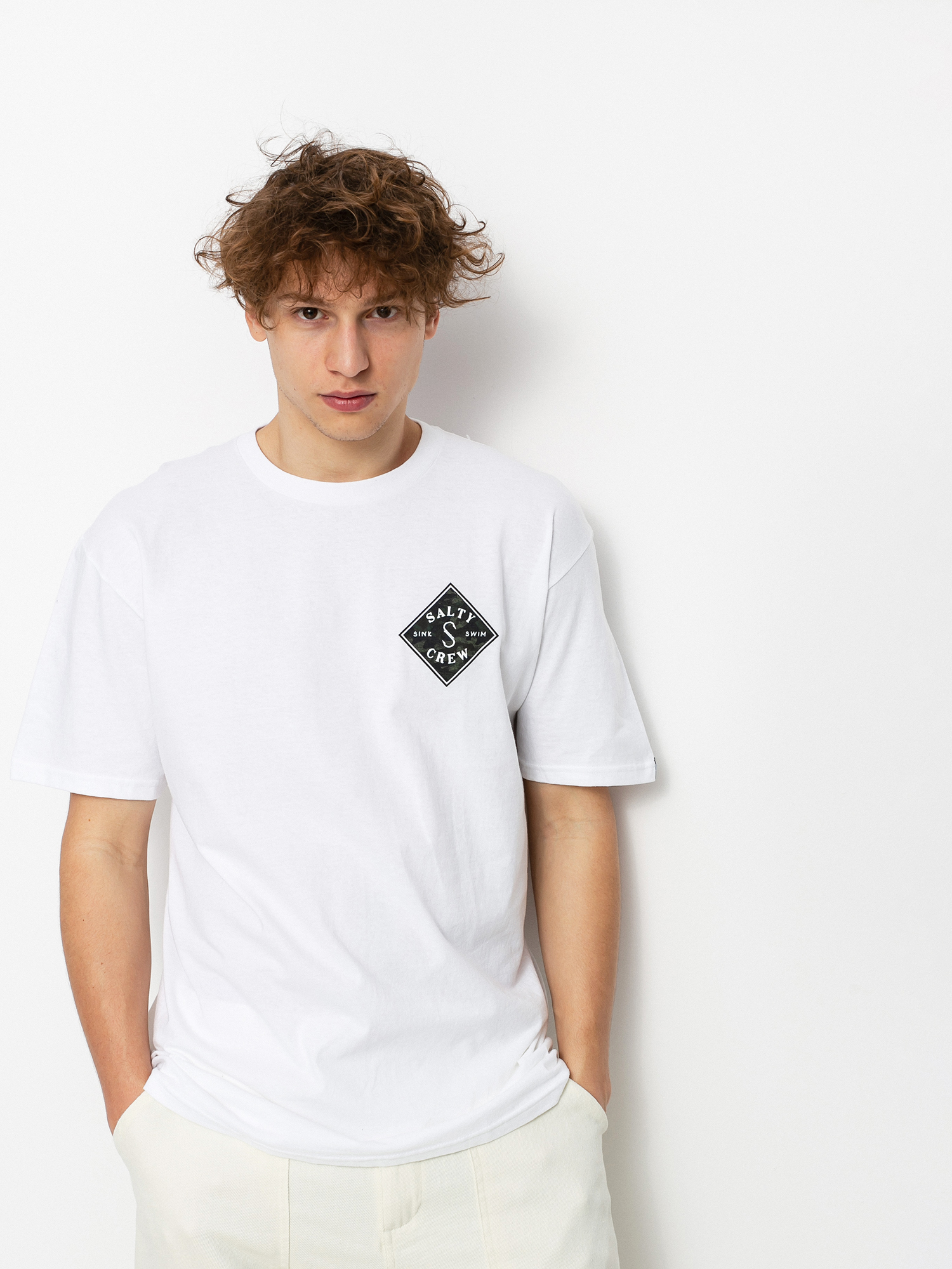 T-shirt Salty Crew Tippet Decoy Standard (white)