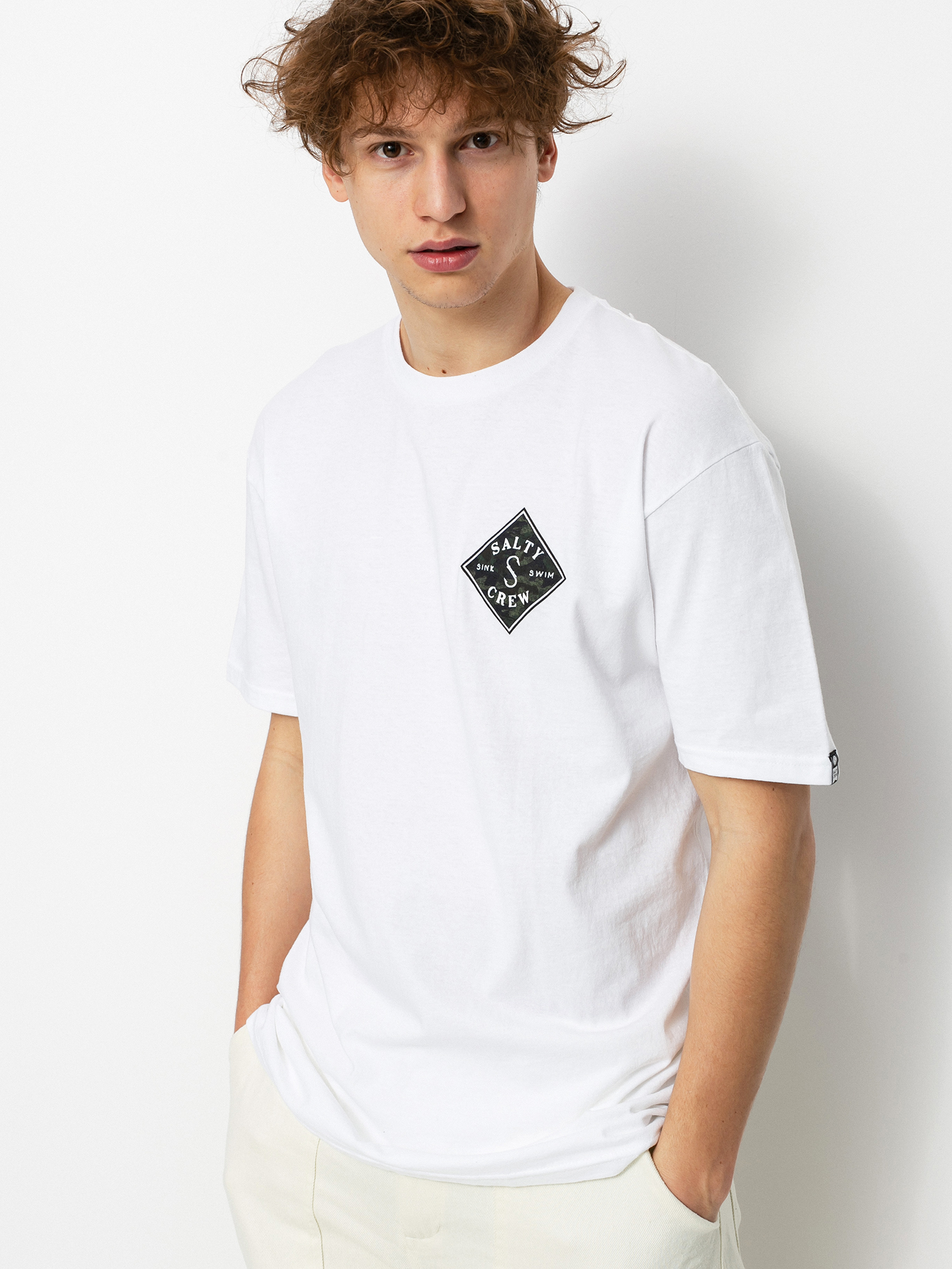 T-shirt Salty Crew Tippet Decoy Standard (white)