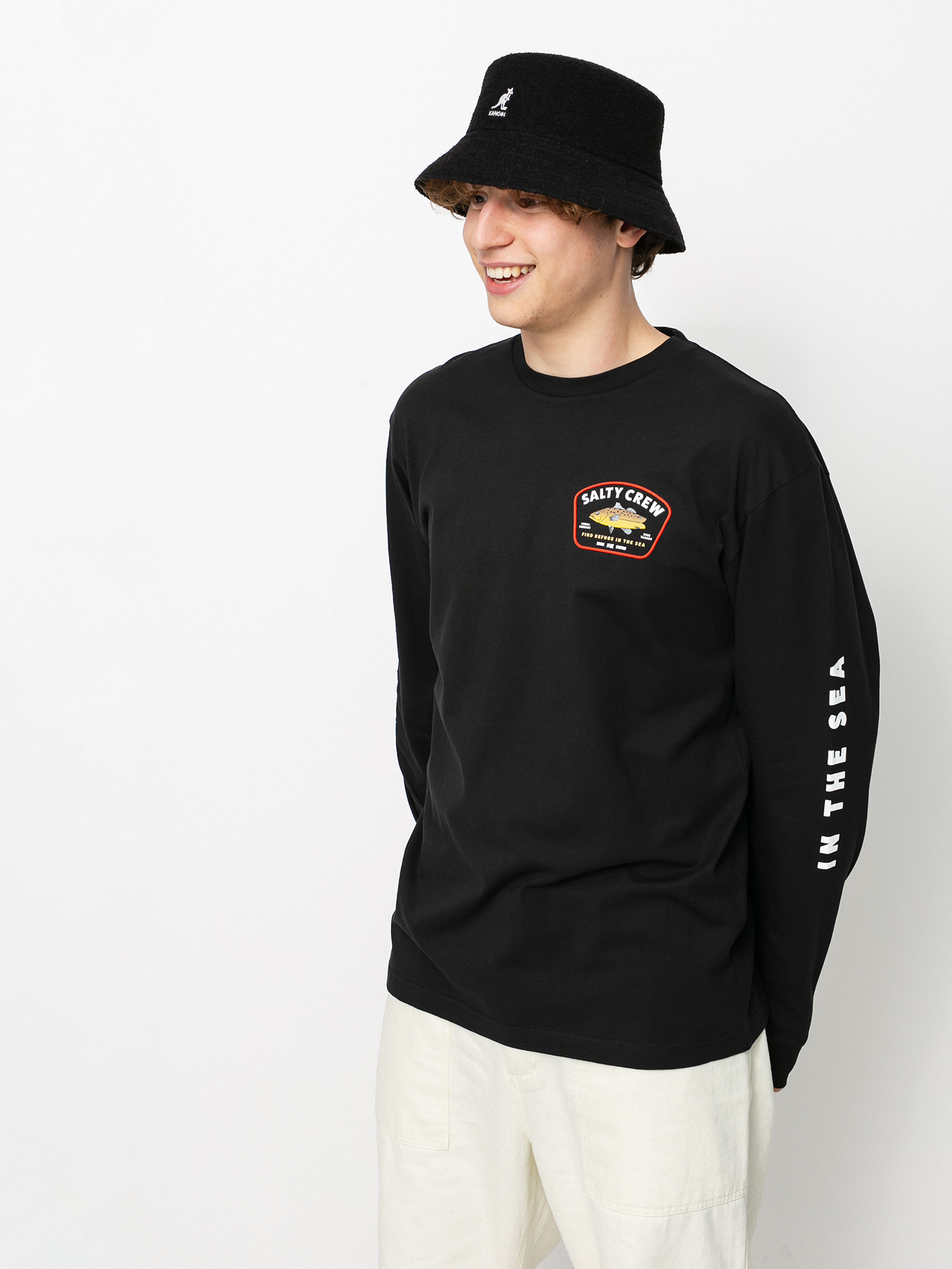Longsleeve Salty Crew Creature (black)