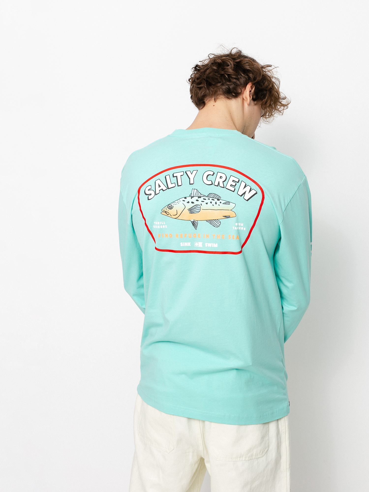 Longsleeve Salty Crew Creature (sea foam)