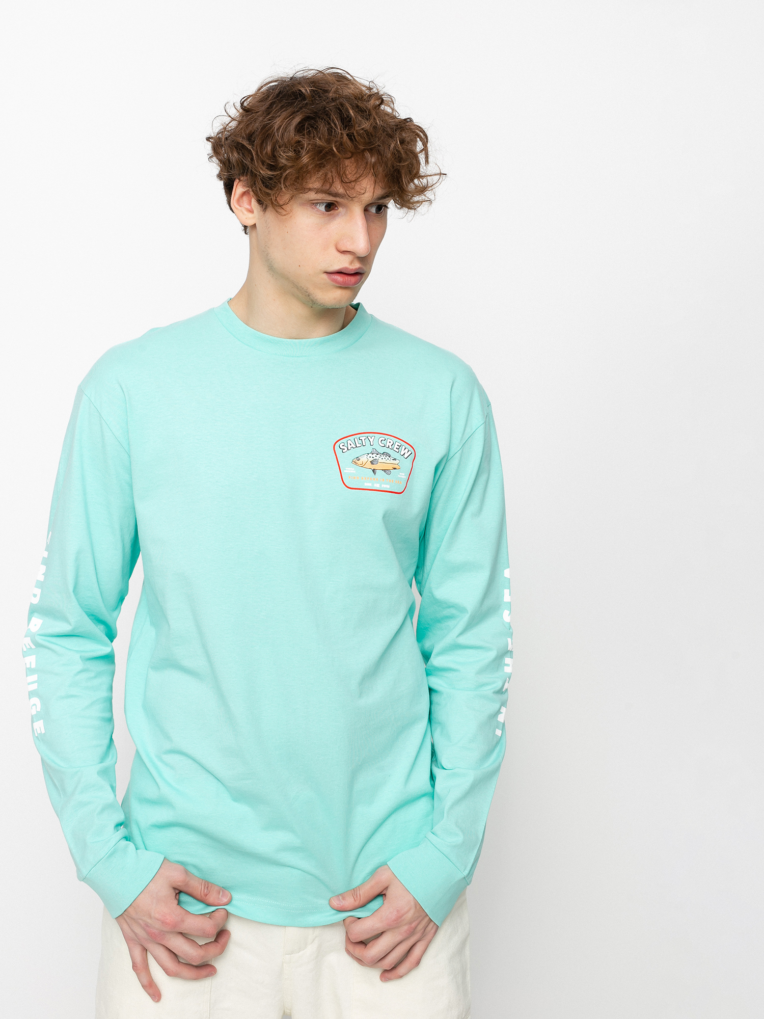 Longsleeve Salty Crew Creature (sea foam)