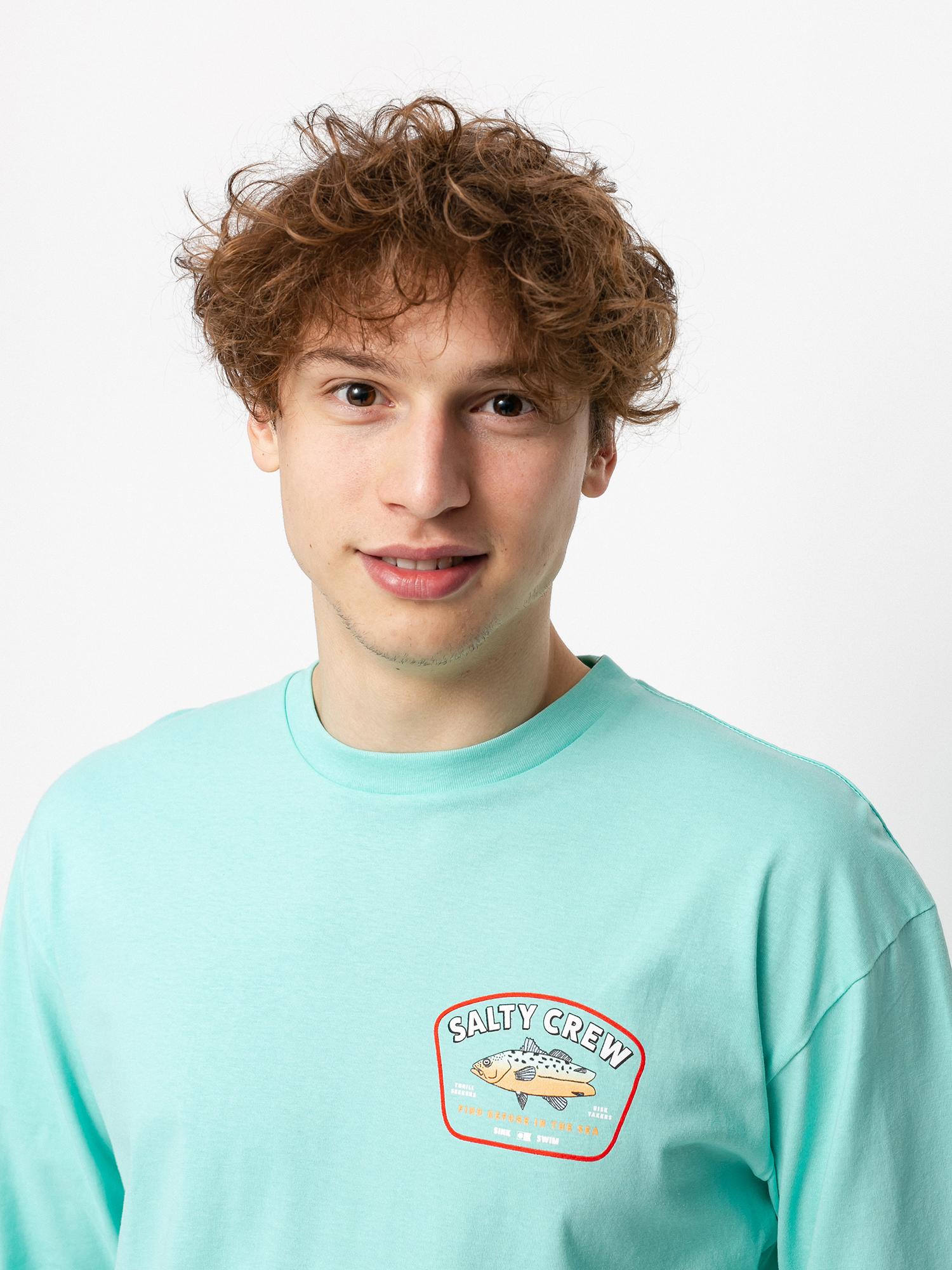 Longsleeve Salty Crew Creature (sea foam)