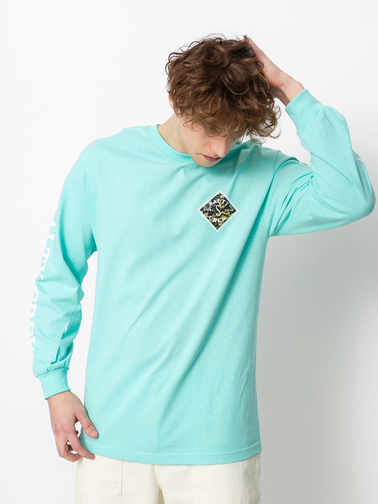 Longsleeve Salty Crew Tippet Decoy Standard (sea foam)