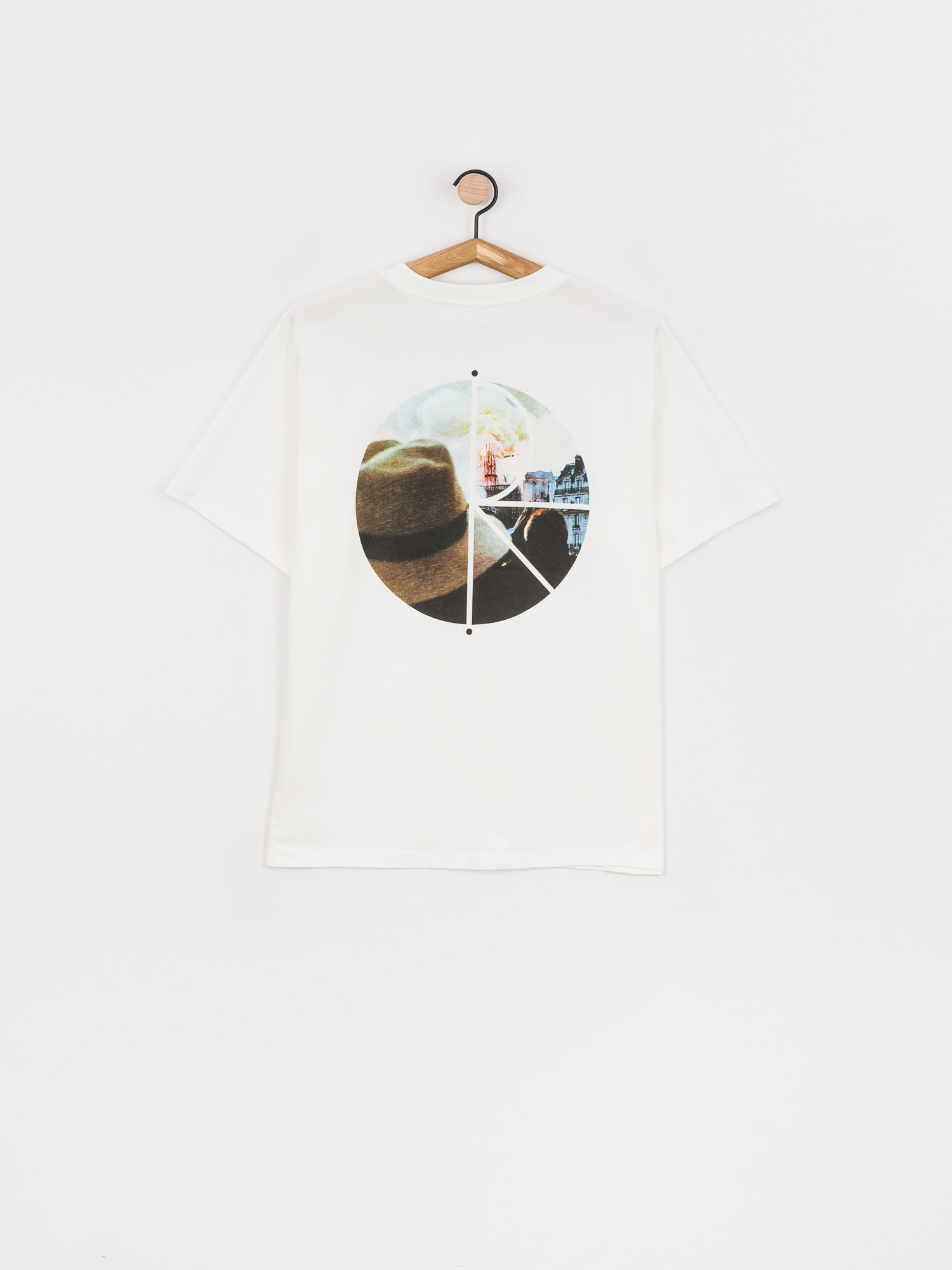 T-shirt Polar Skate Notre Dame Fill Logo (white)