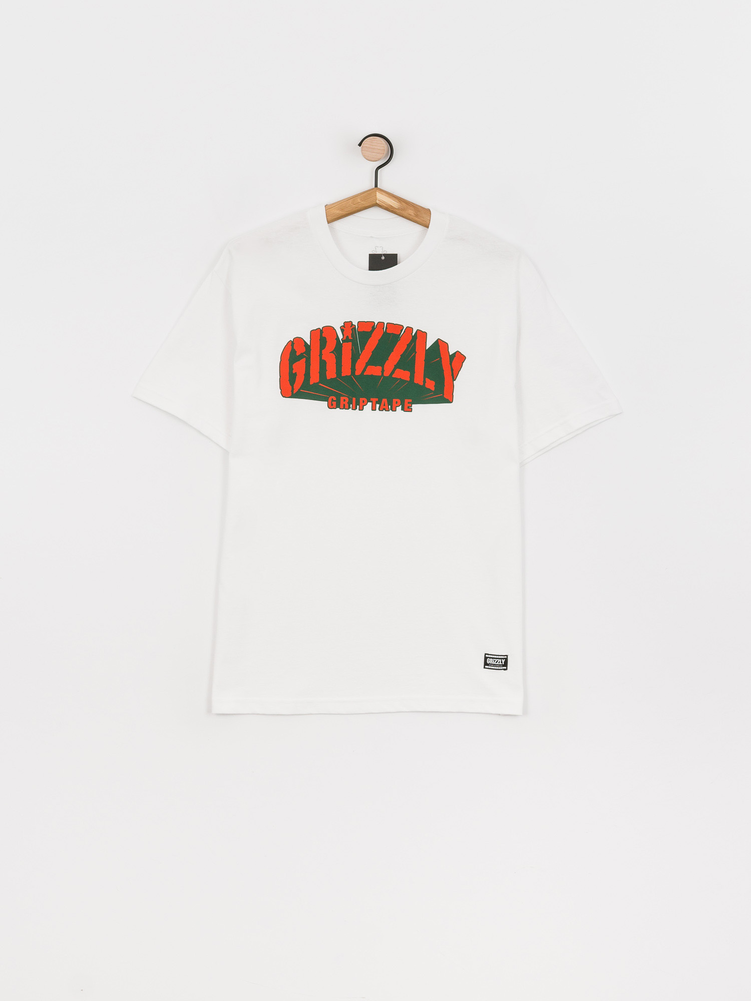 T-shirt Grizzly Griptape Universidad (white)