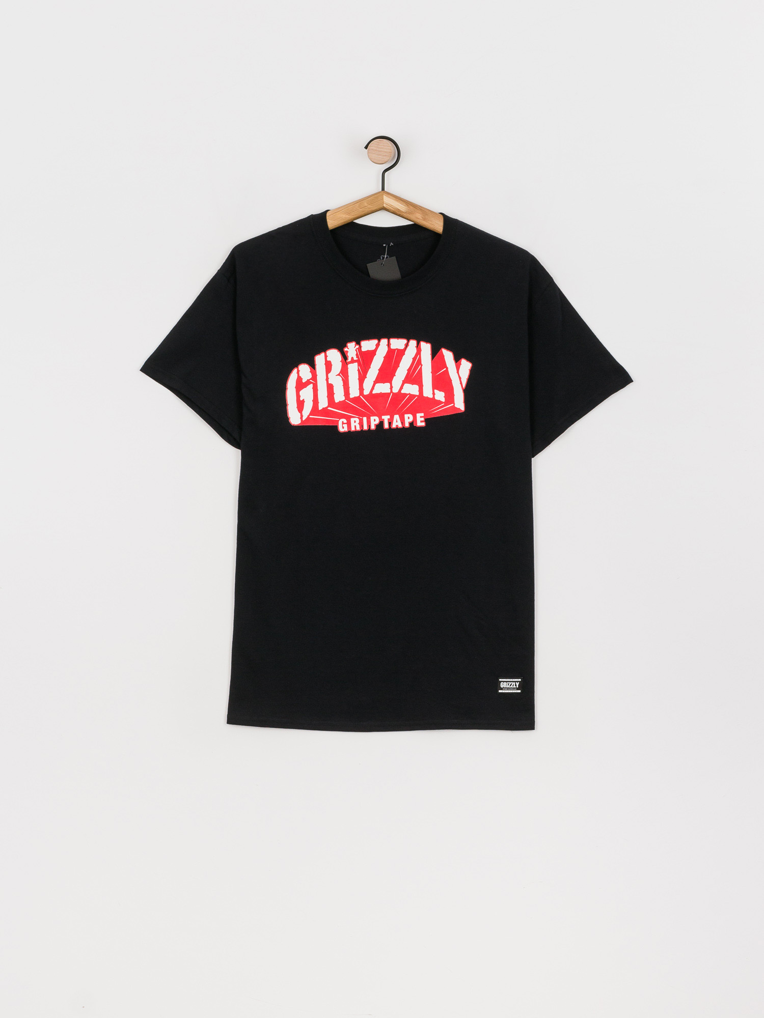 T-shirt Grizzly Griptape Universidad (black)