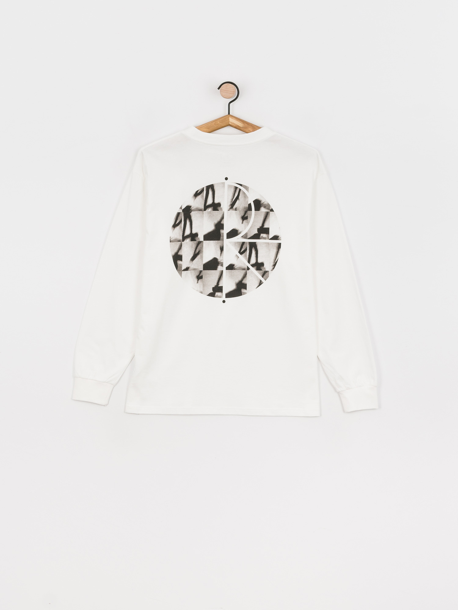 Longsleeve Polar Skate Sequence Fill Logo (white)