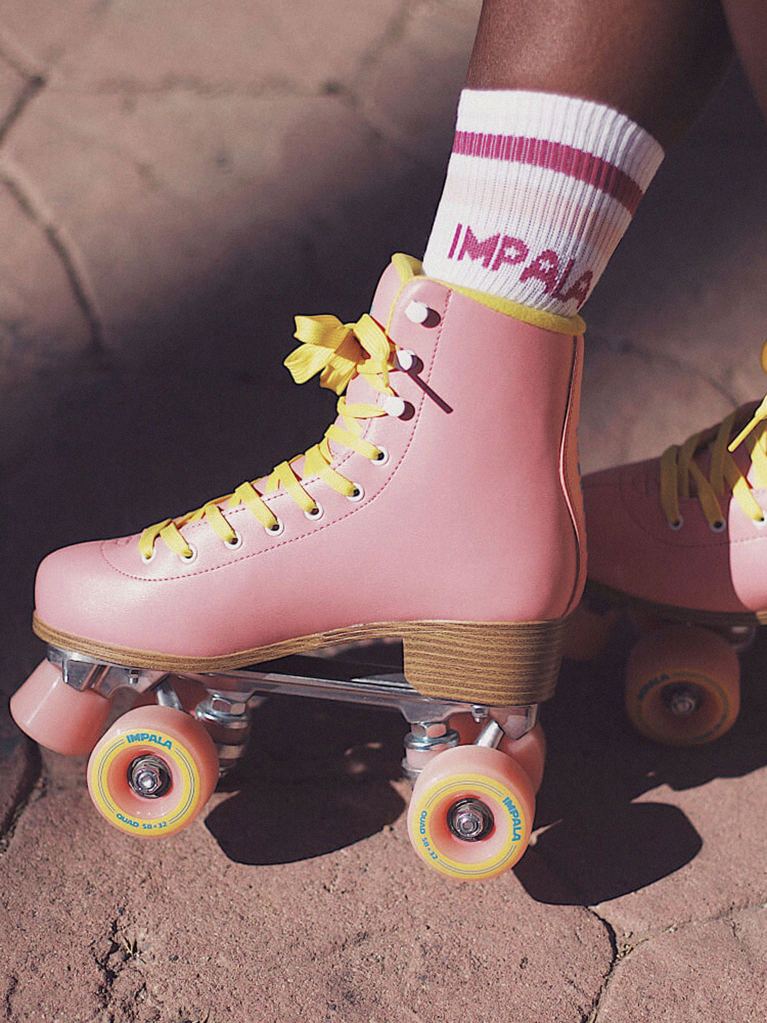 Wrotki Impala Quad Skate Wmn (pink/yellow)