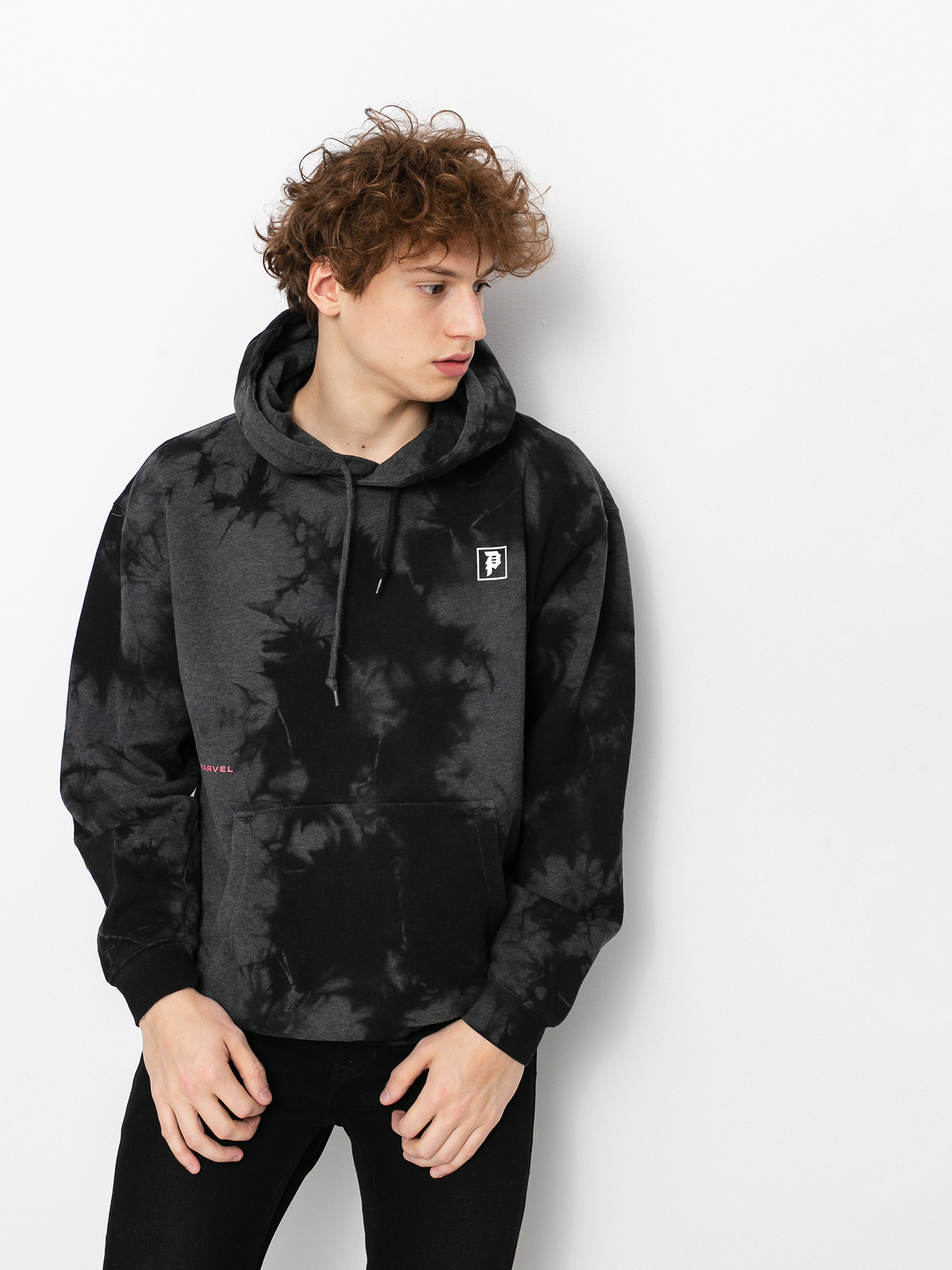 Bluza z kapturem Primitive Venom Washed HD (black)