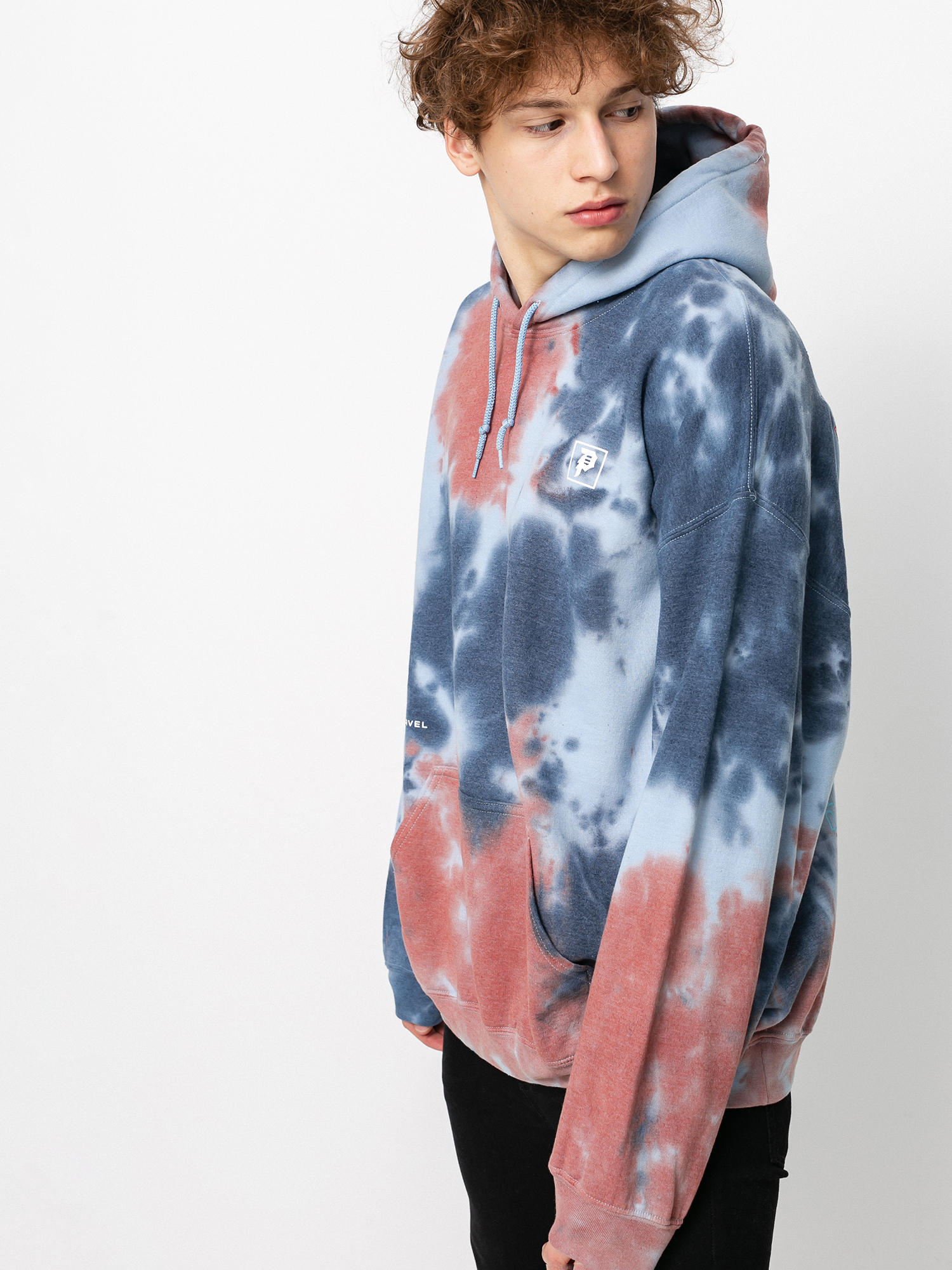 Bluza z kapturem Primitive Venom Washed HD (blue)