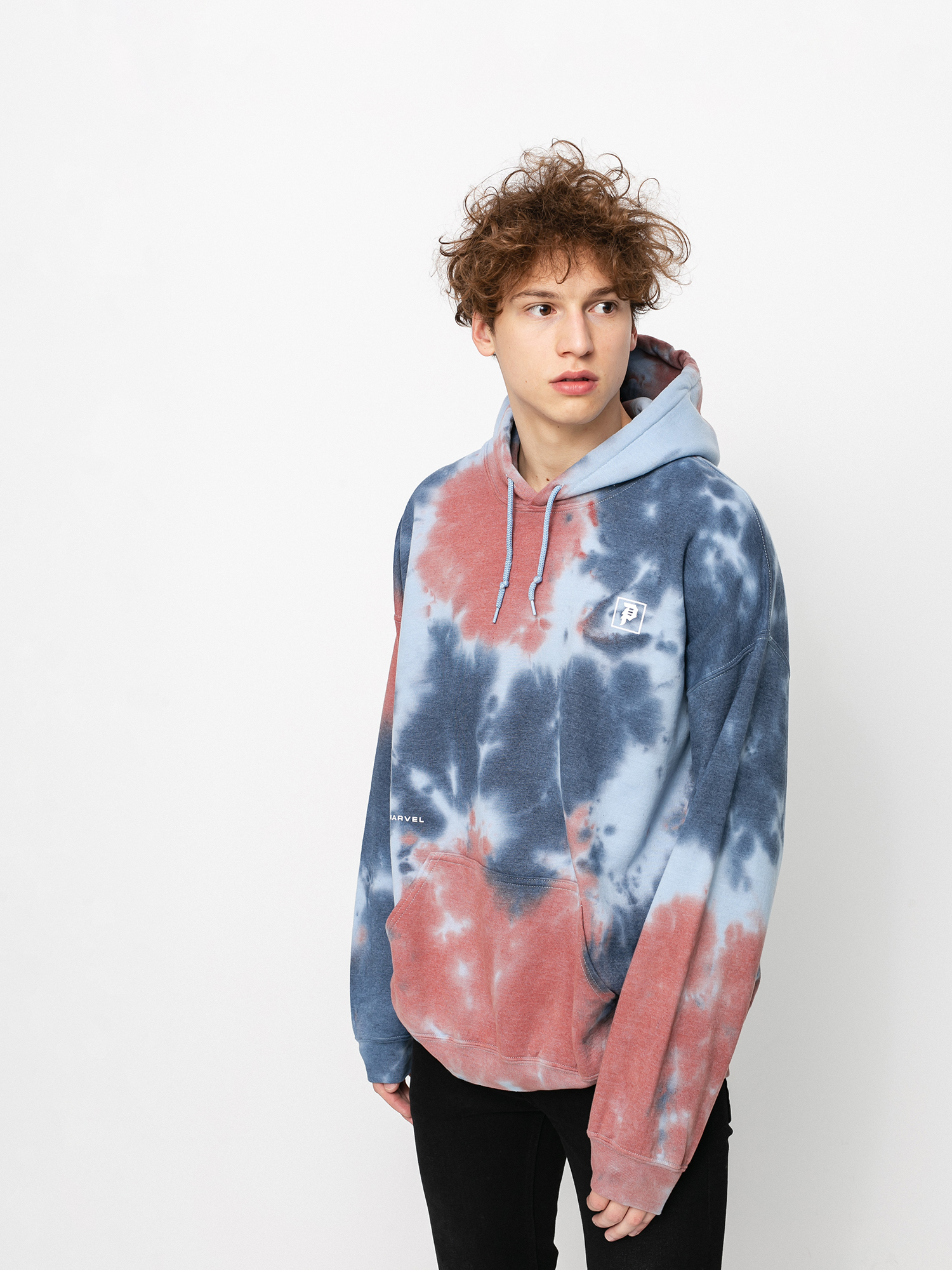 Bluza z kapturem Primitive Venom Washed HD (blue)