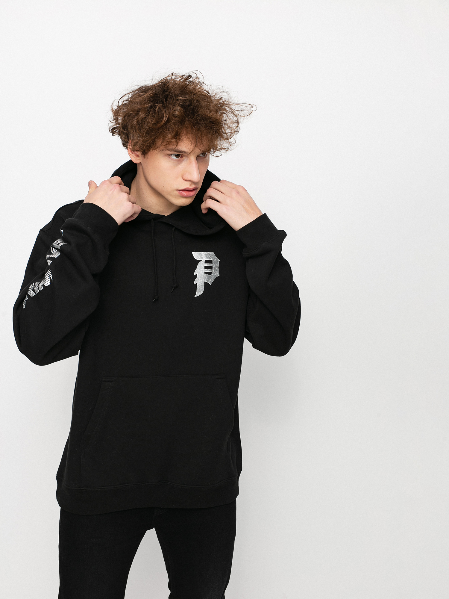 Bluza z kapturem Primitive Doom HD (black)