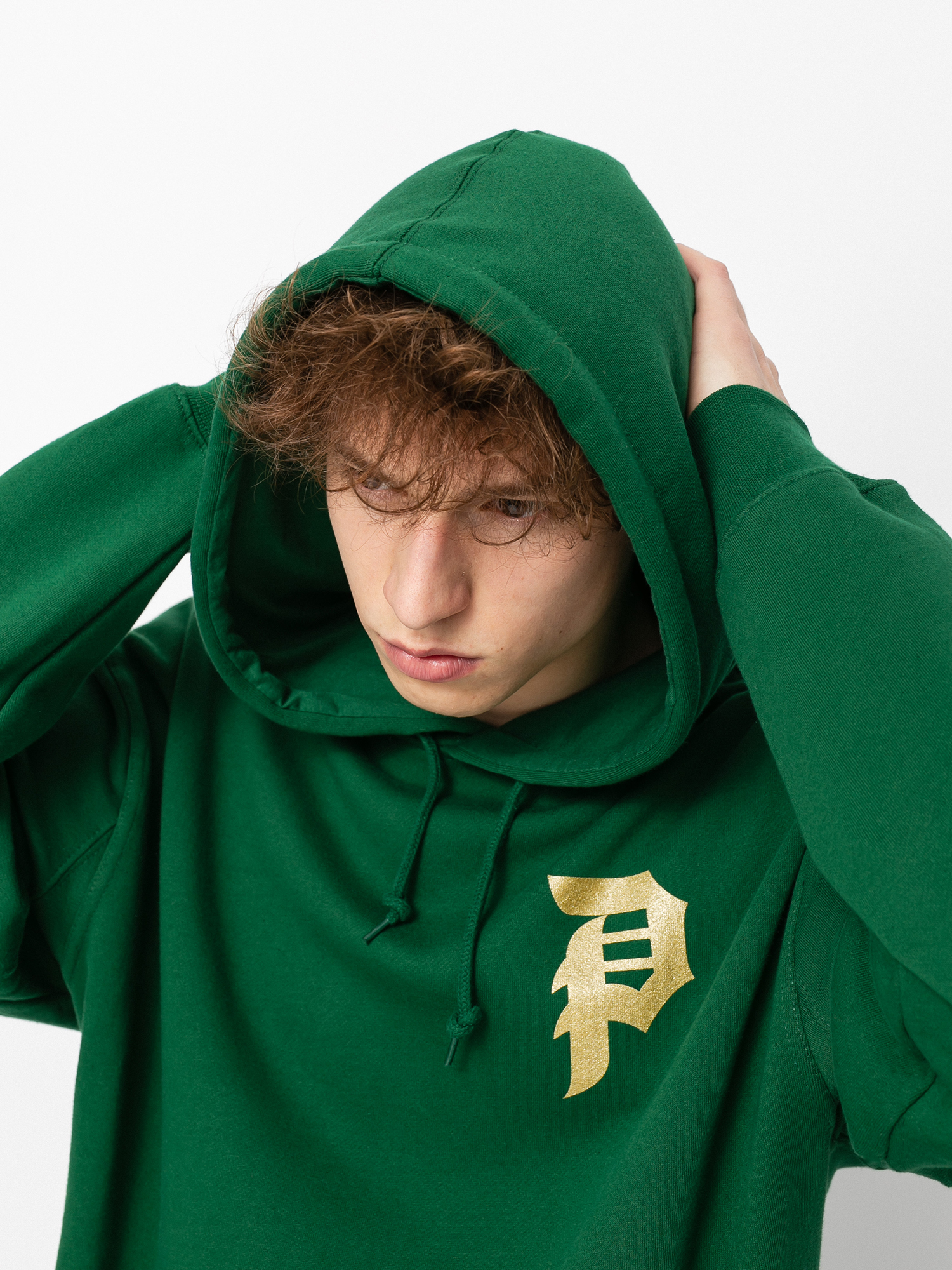 Bluza z kapturem Primitive Doom HD (dark green)
