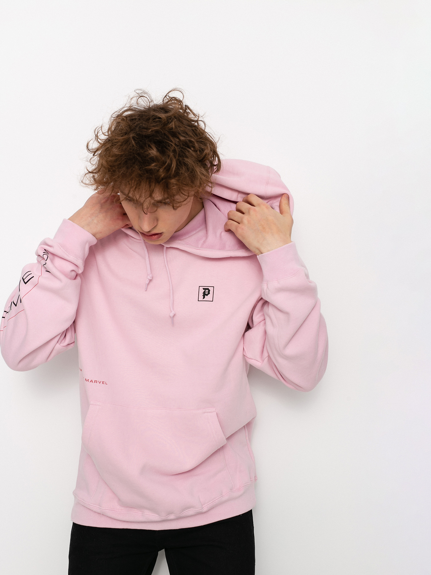 Bluza z kapturem Primitive Venom HD (pink)