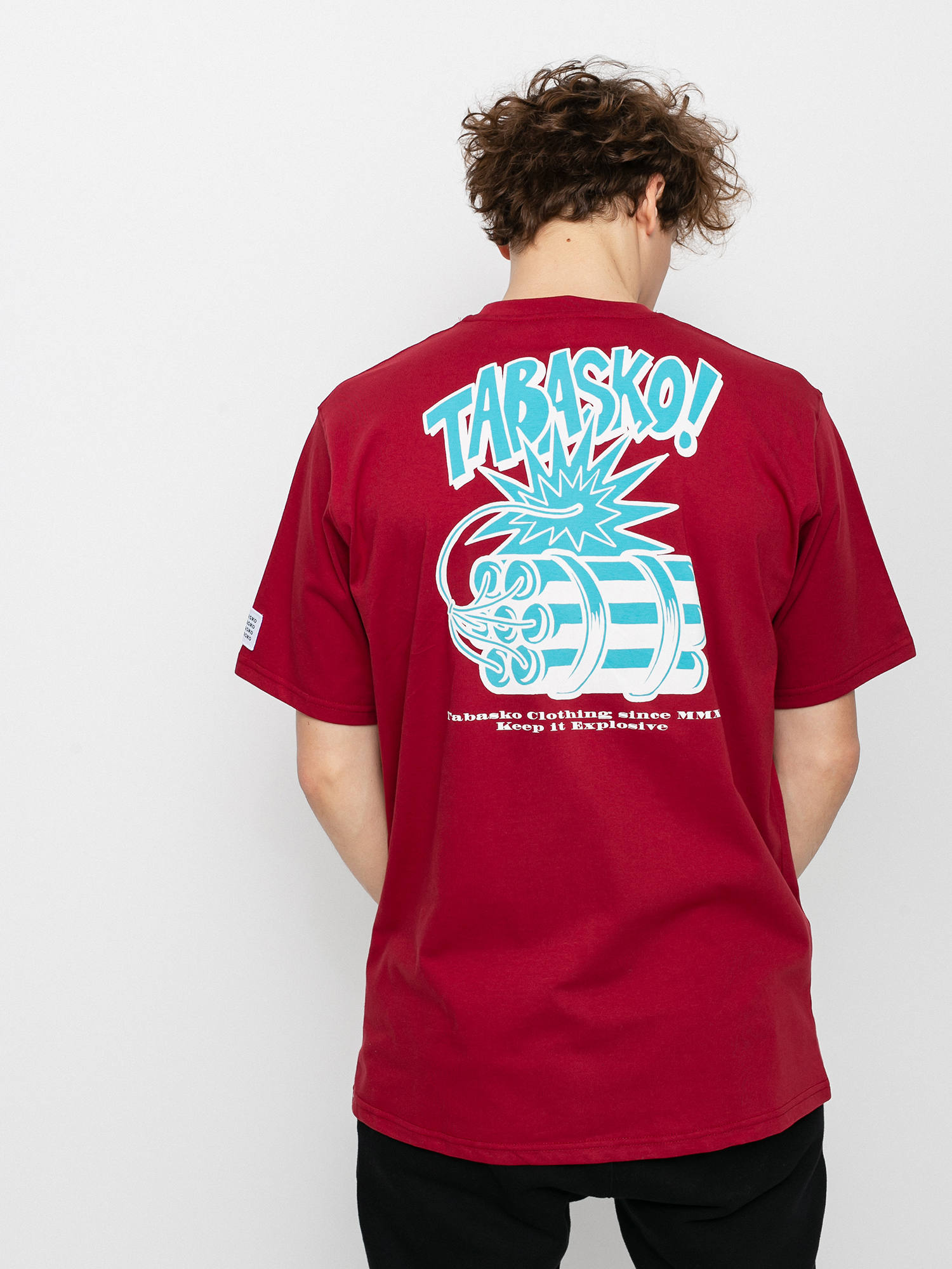 T-shirt Tabasko Dynamite (burgundy)