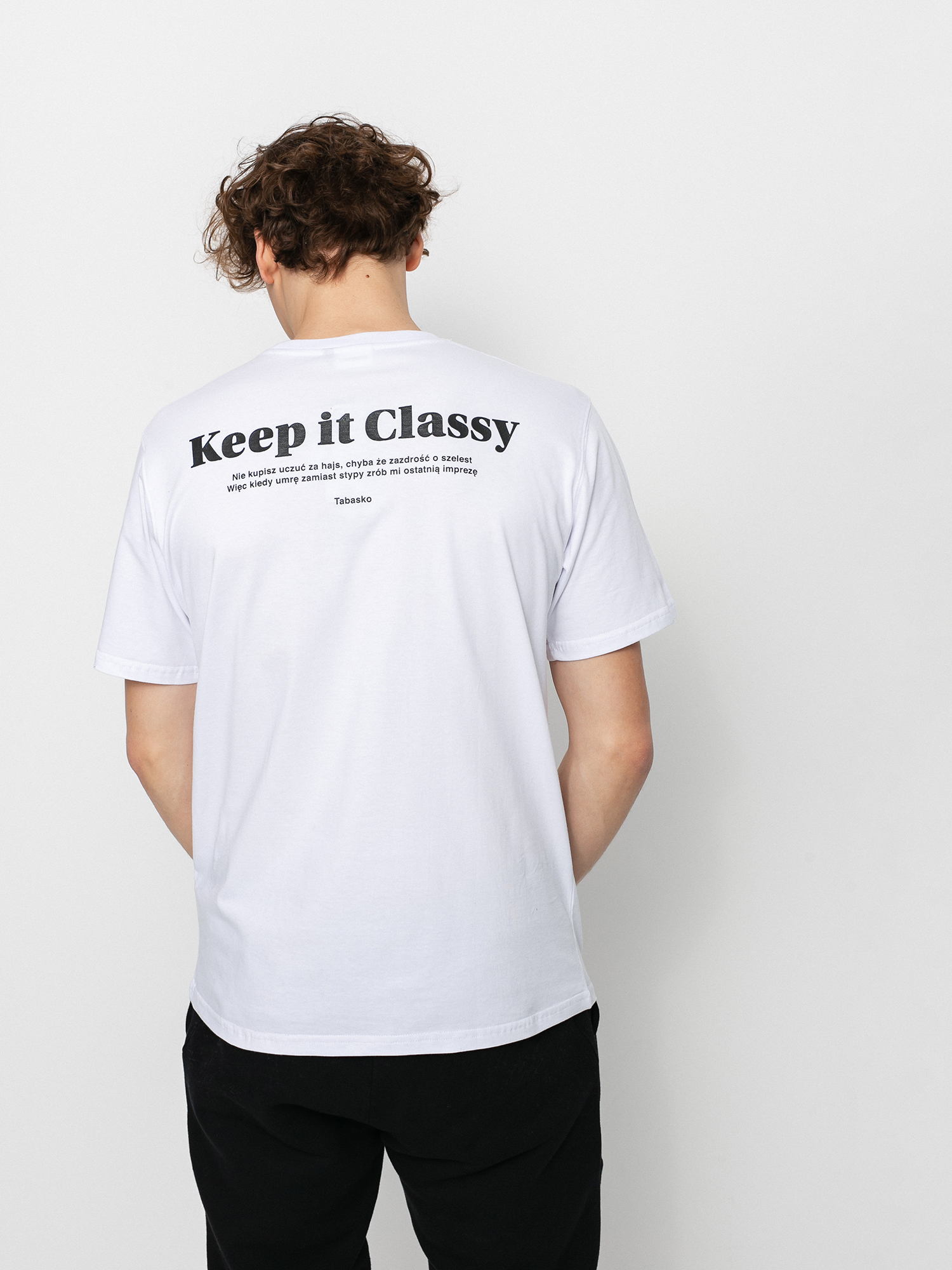 T-shirt Tabasko Keep It Classy (white)