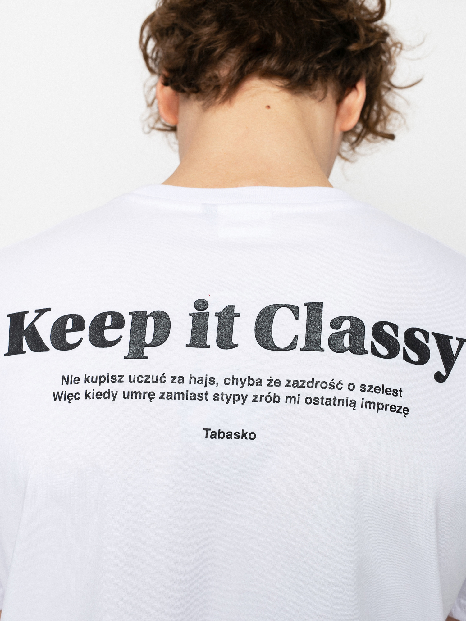 T-shirt Tabasko Keep It Classy (white)