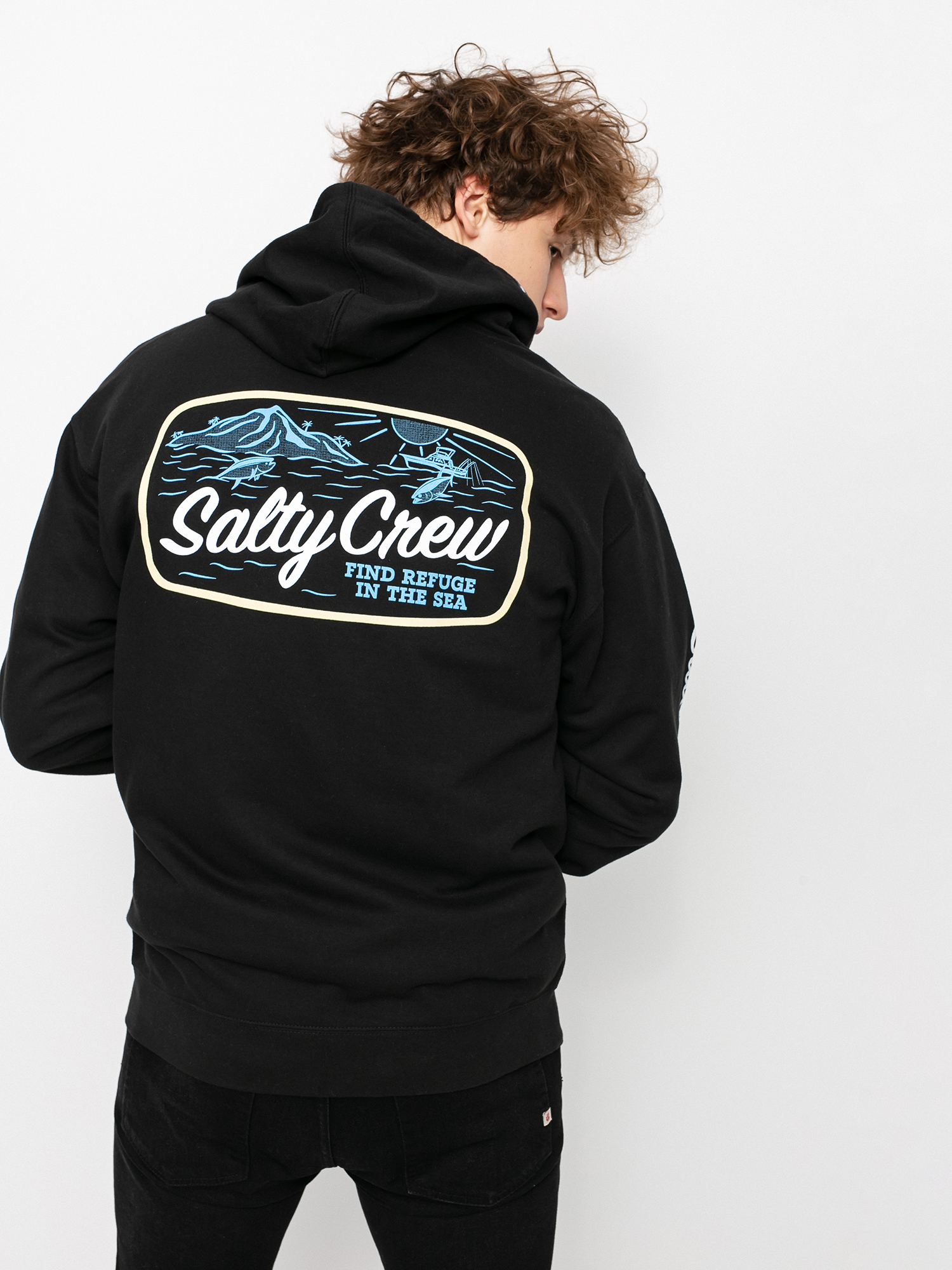 Bluza z kapturem Salty Crew Tuna Isle ZHD (black)