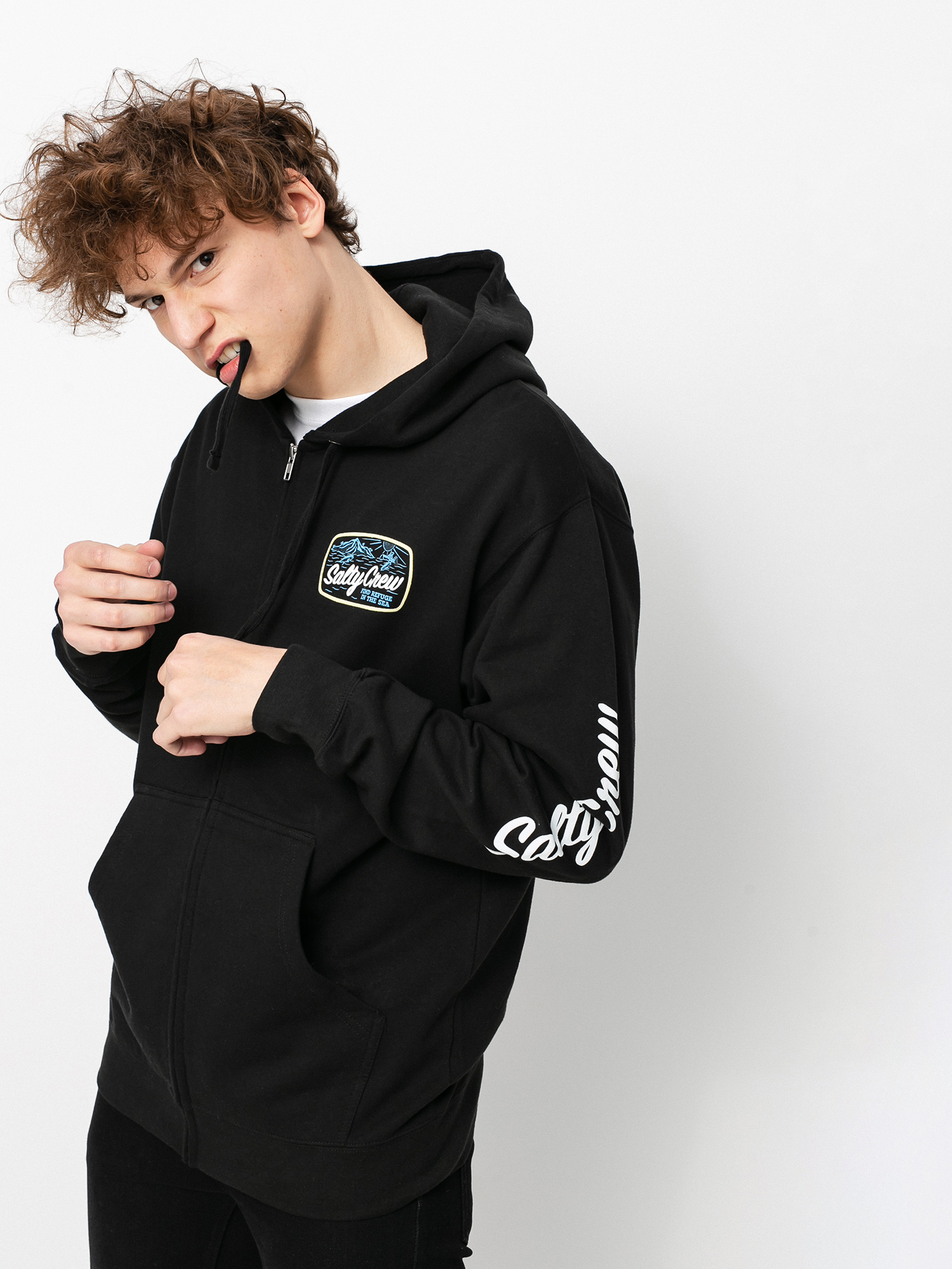 Bluza z kapturem Salty Crew Tuna Isle ZHD (black)