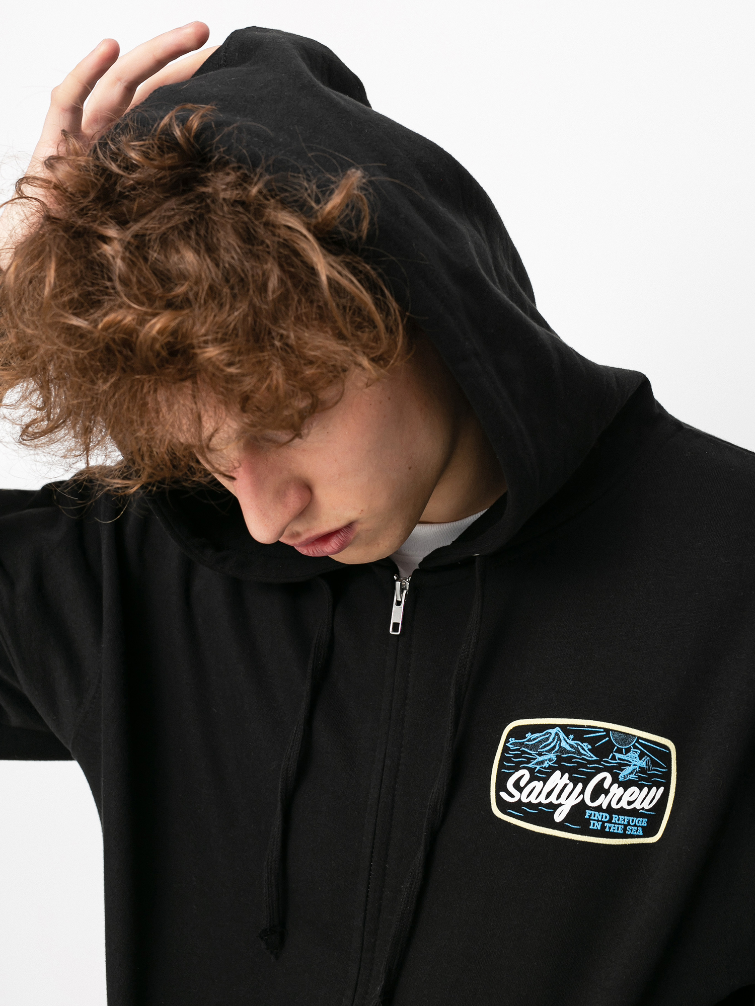 Bluza z kapturem Salty Crew Tuna Isle ZHD (black)