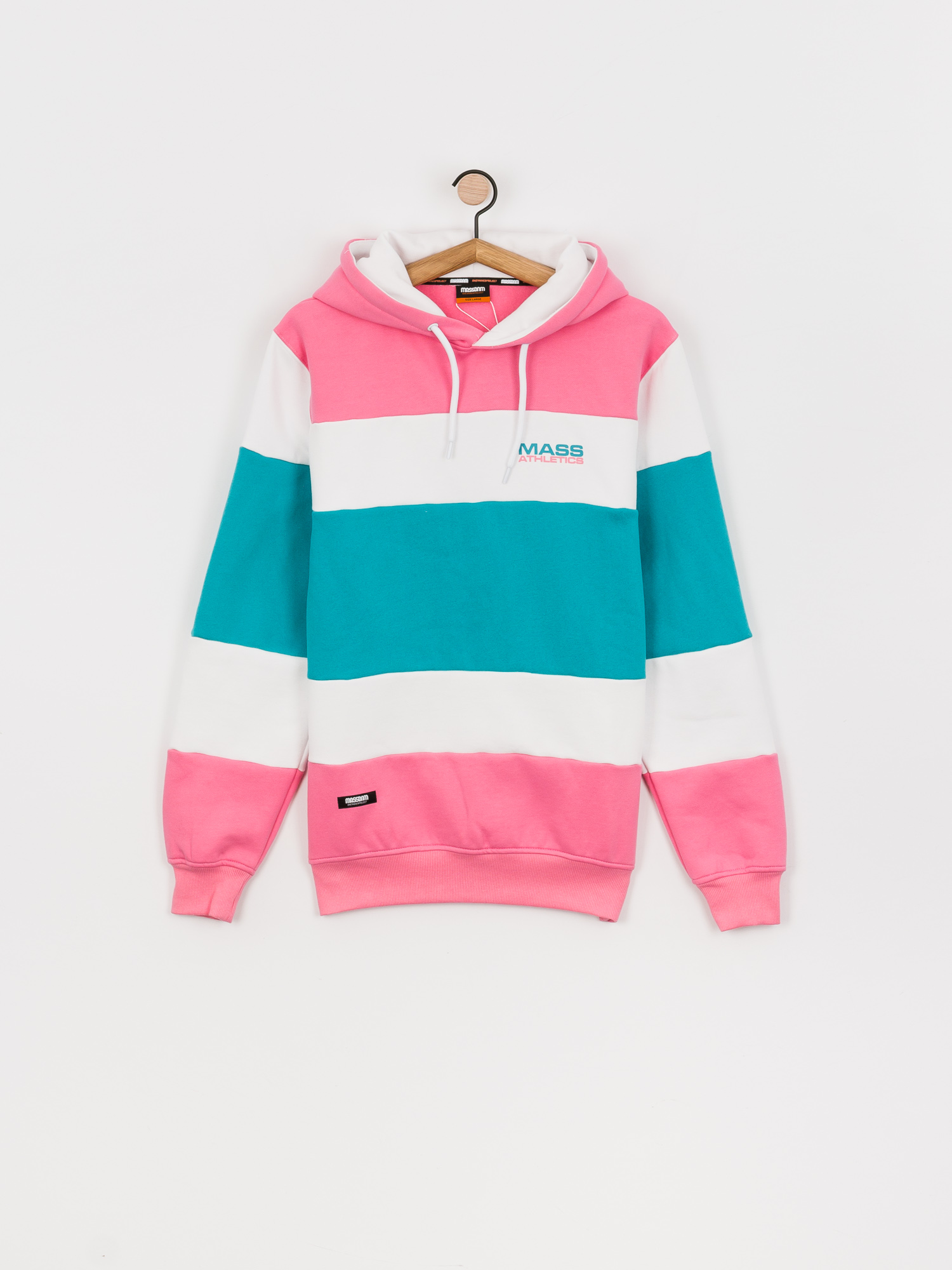 Bluza z kapturem MassDnm Layer HD (light pink/turquoise)