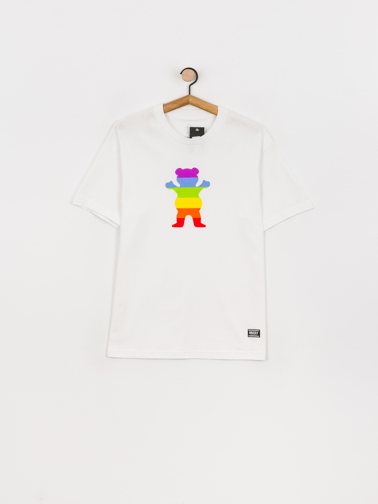 T-shirt Grizzly Griptape Pride Bear (white)