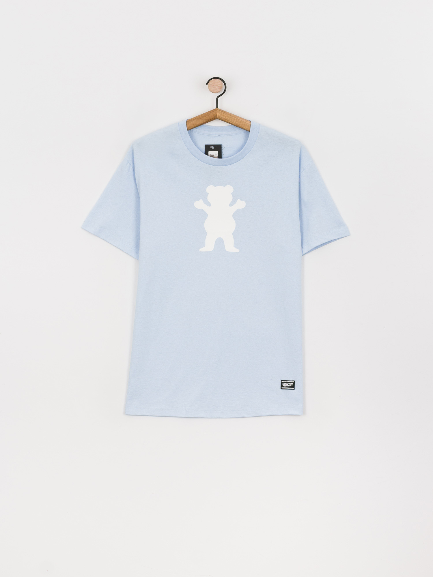 T-shirt Grizzly Griptape OG Bear (powder blue/white)
