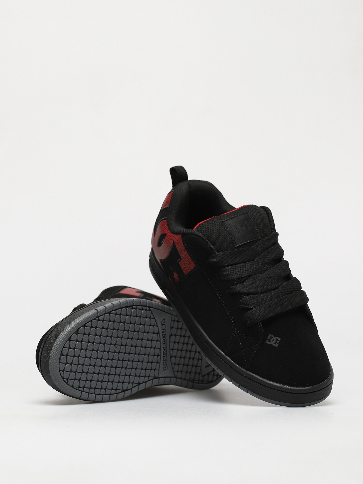 Buty DC Court Graffik (black/red print)