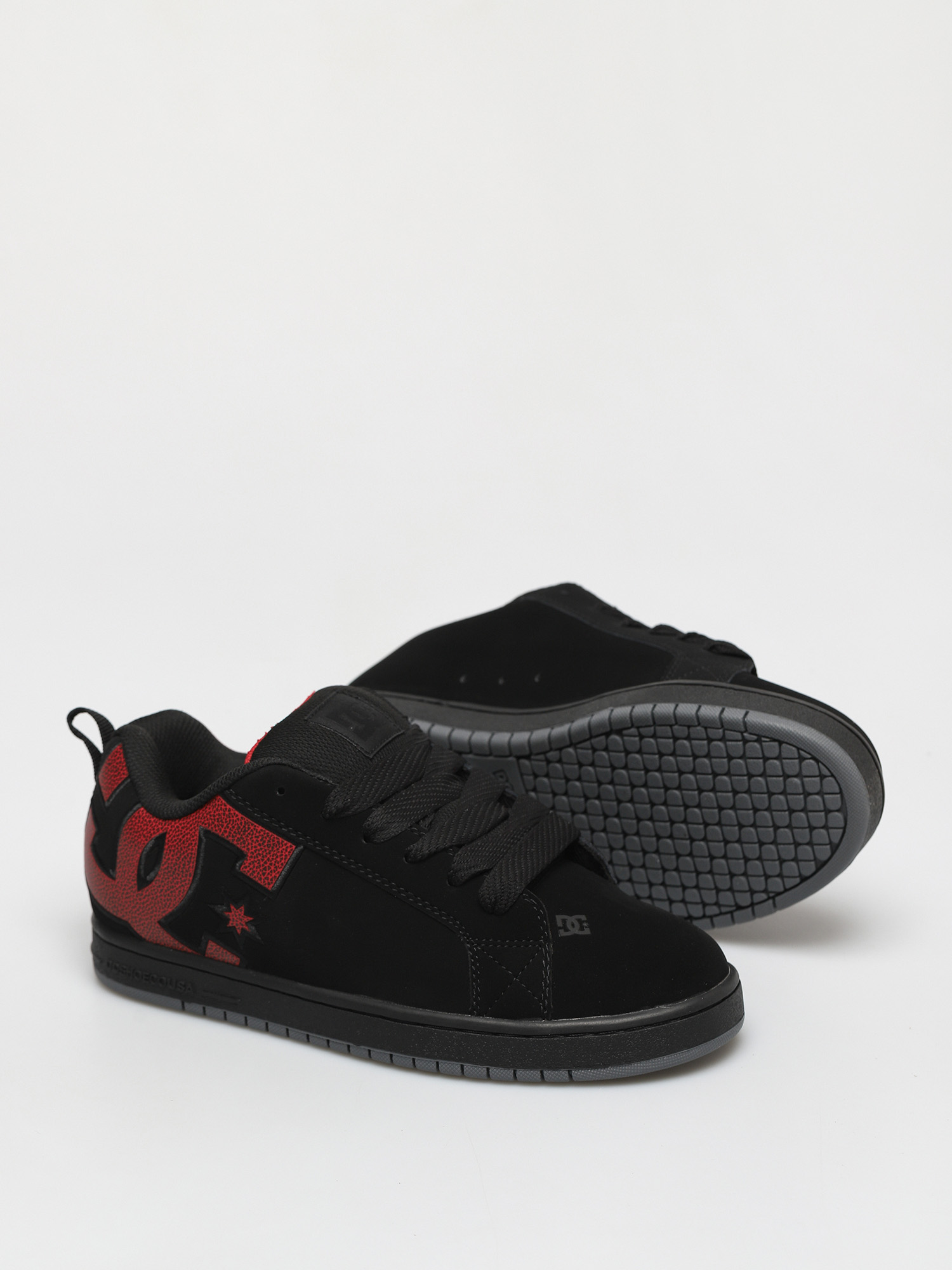 Buty DC Court Graffik (black/red print)