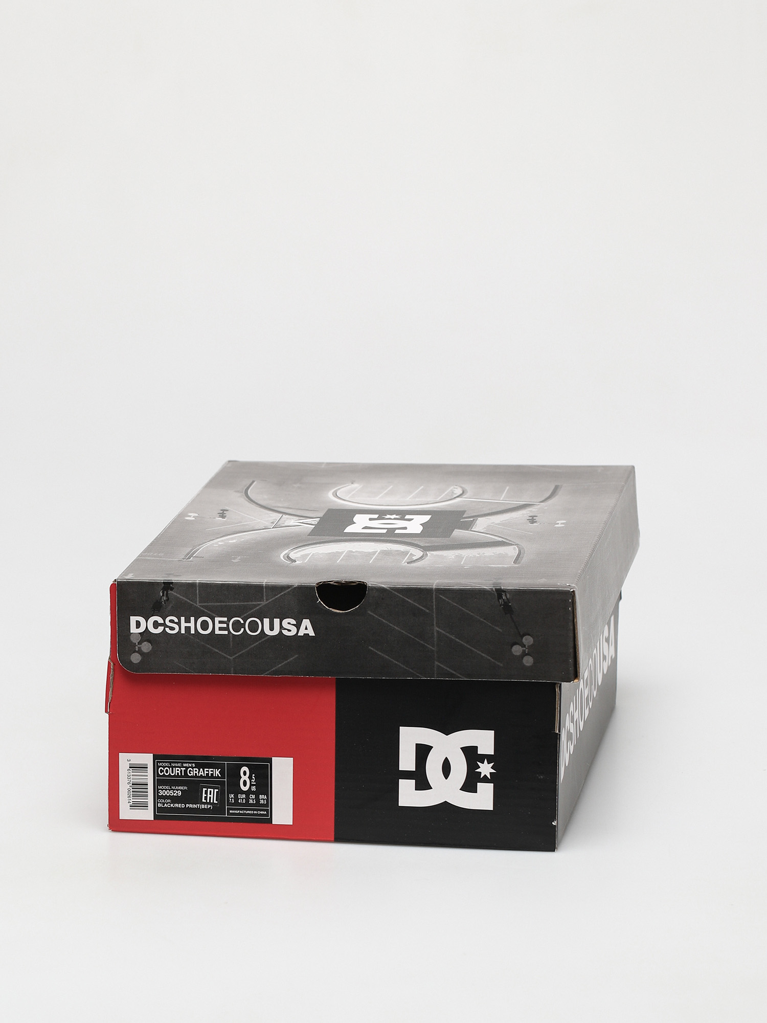 Buty DC Court Graffik (black/red print)
