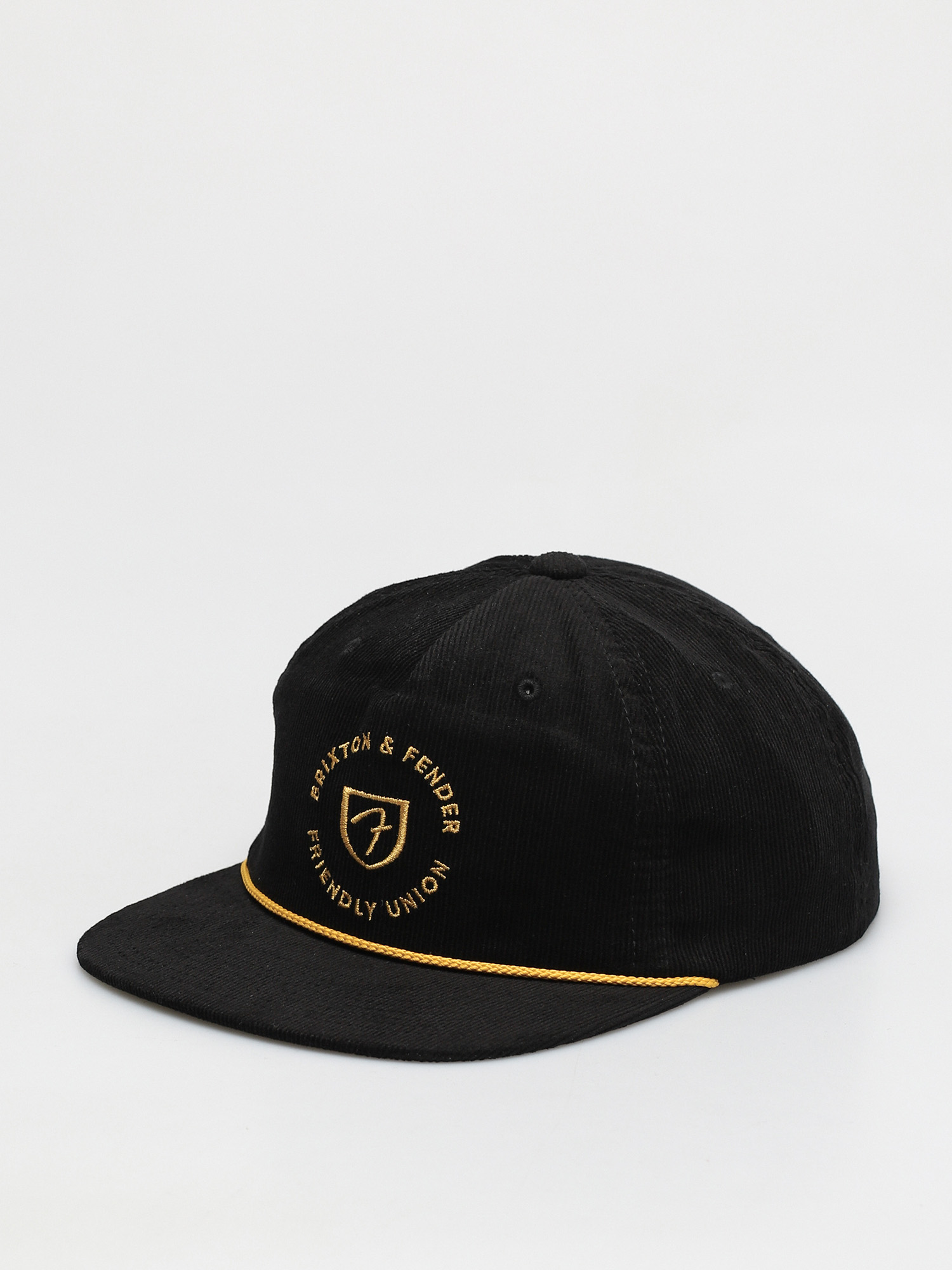 Czapka z daszkiem Brixton Fender Electric Mp Snapback (black/mustard)