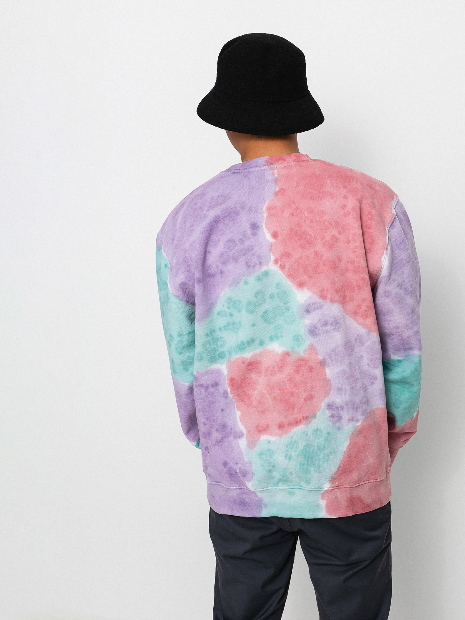 Bluza OBEY Sustainable Tie Dye (purple nitro multi)