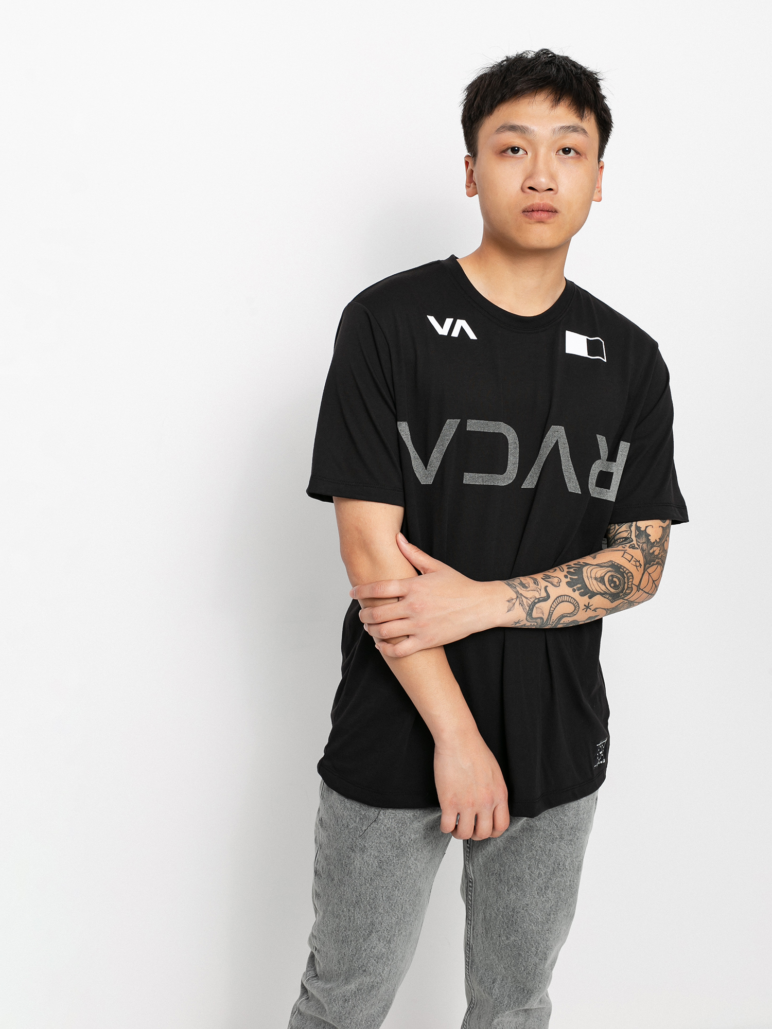 T-shirt RVCA Big Rvca Banner (black)