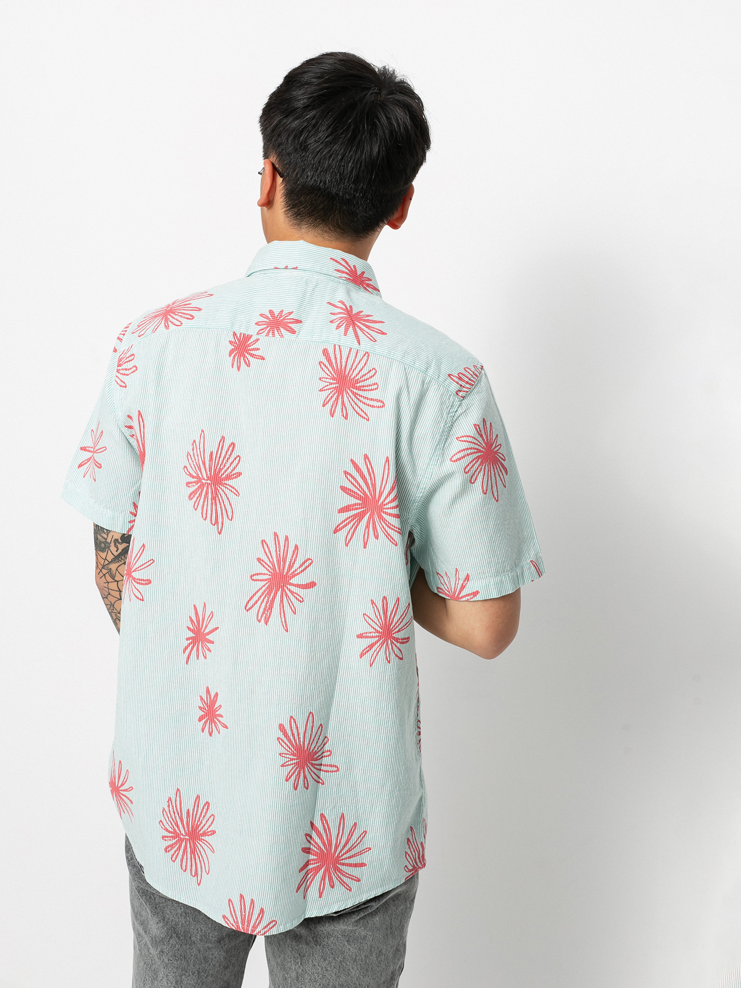 Koszula RVCA Whirls Ls (coral pink)