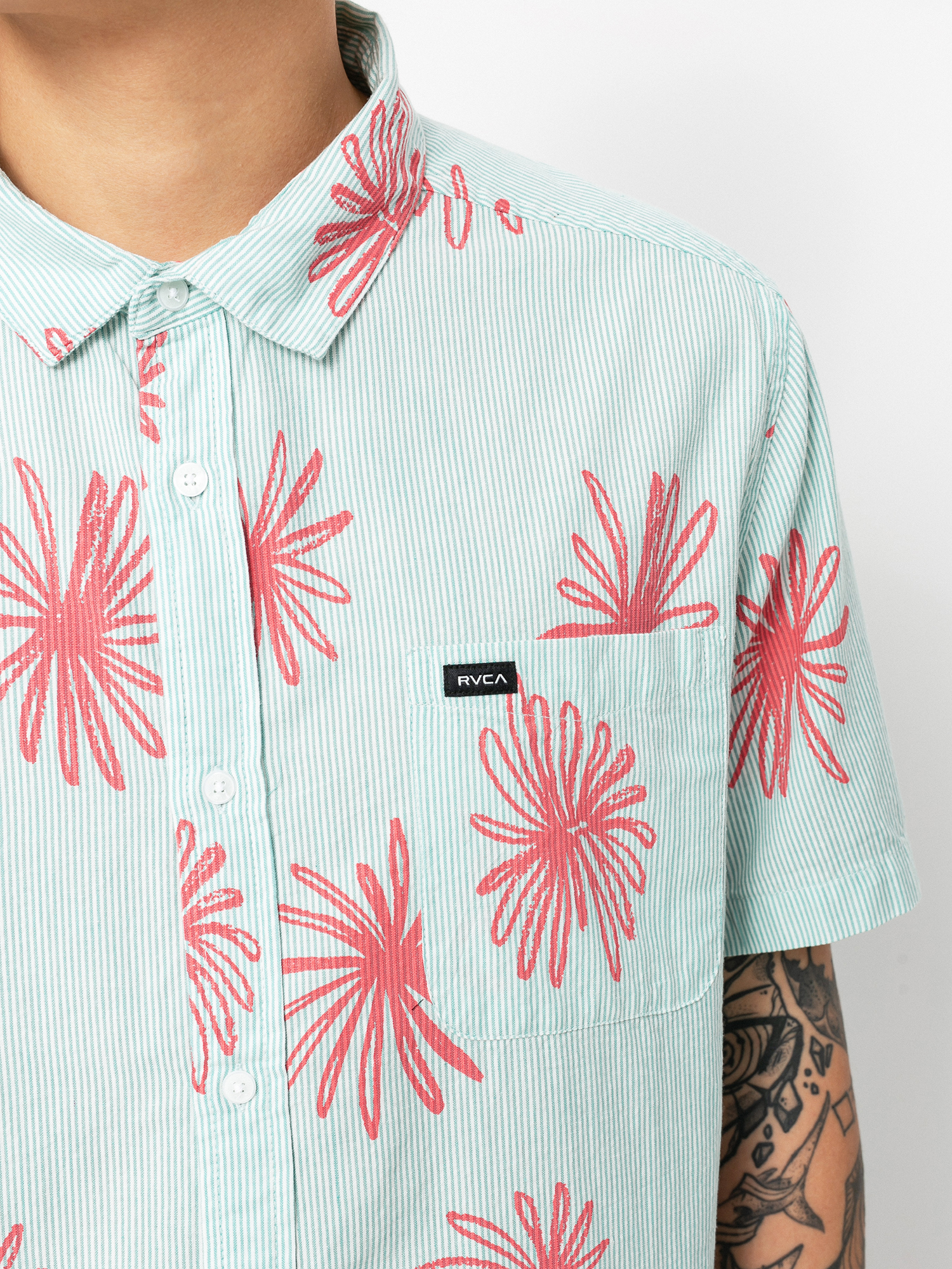 Koszula RVCA Whirls Ls (coral pink)