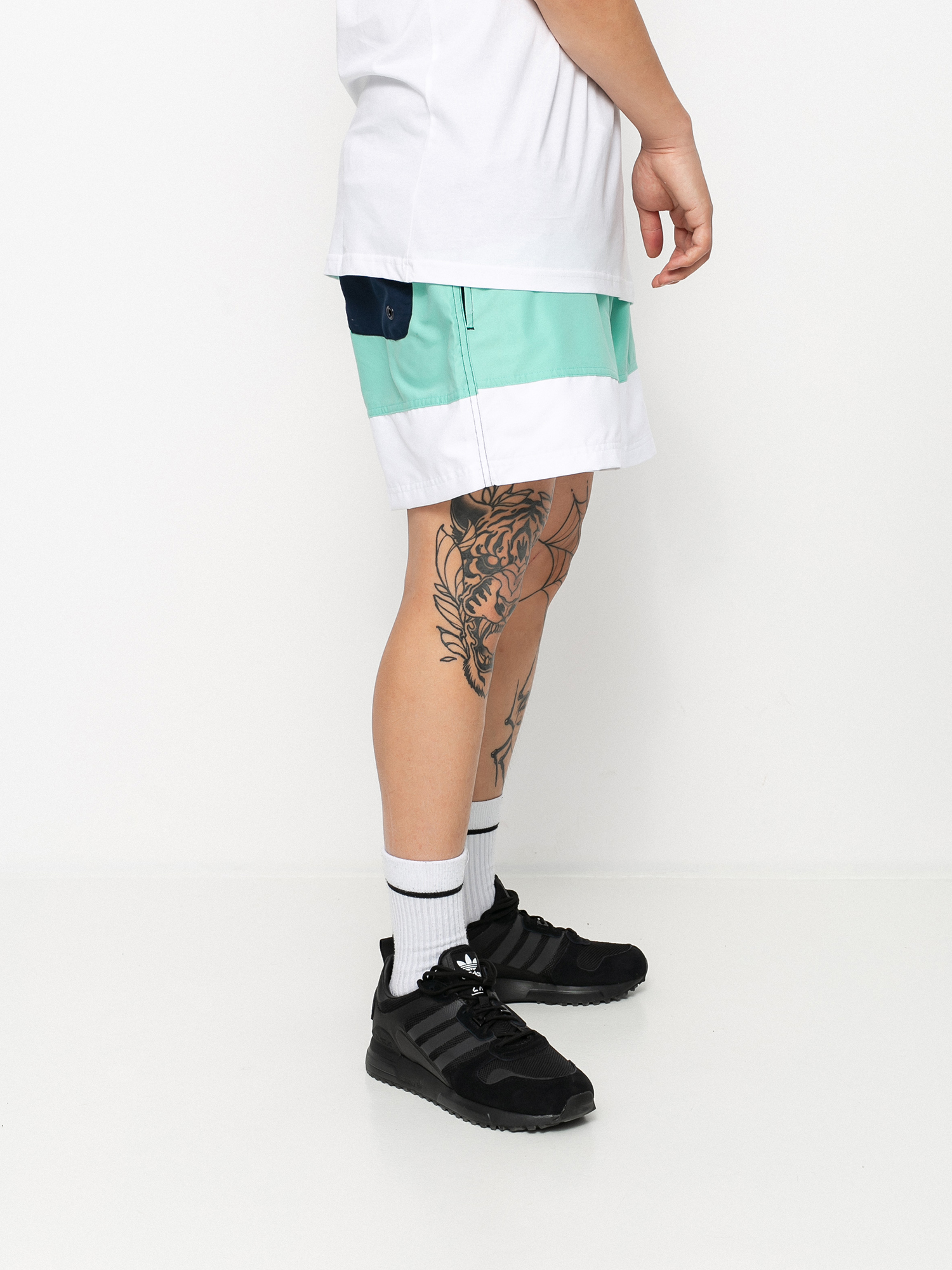 Szorty Fila Yamato (black iris/biscay green)